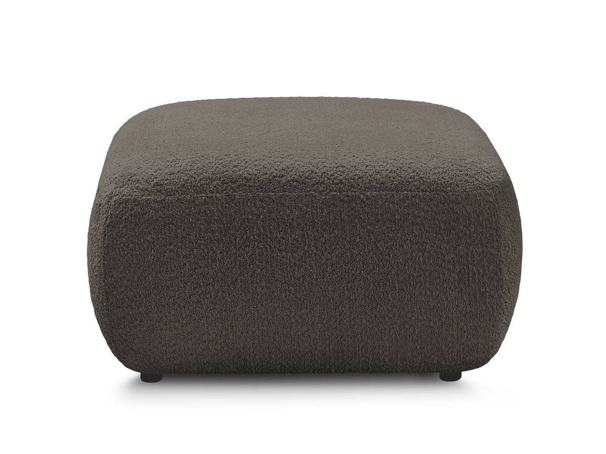 Bobochic Montaigne Pouf Bouclé-Stoff Braun