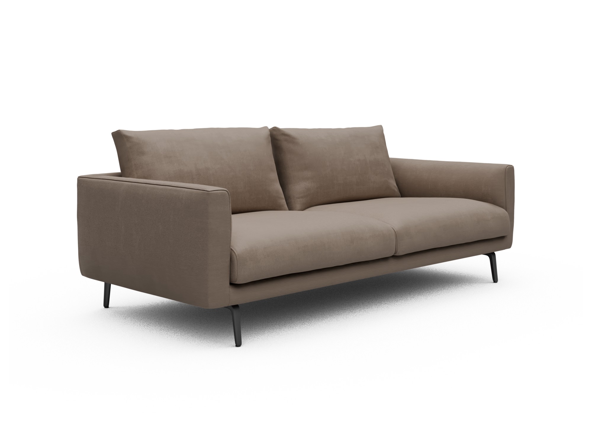Skandi Home Sofa Karl 3-Sitzer Cordufine-Biege moebelfaktor