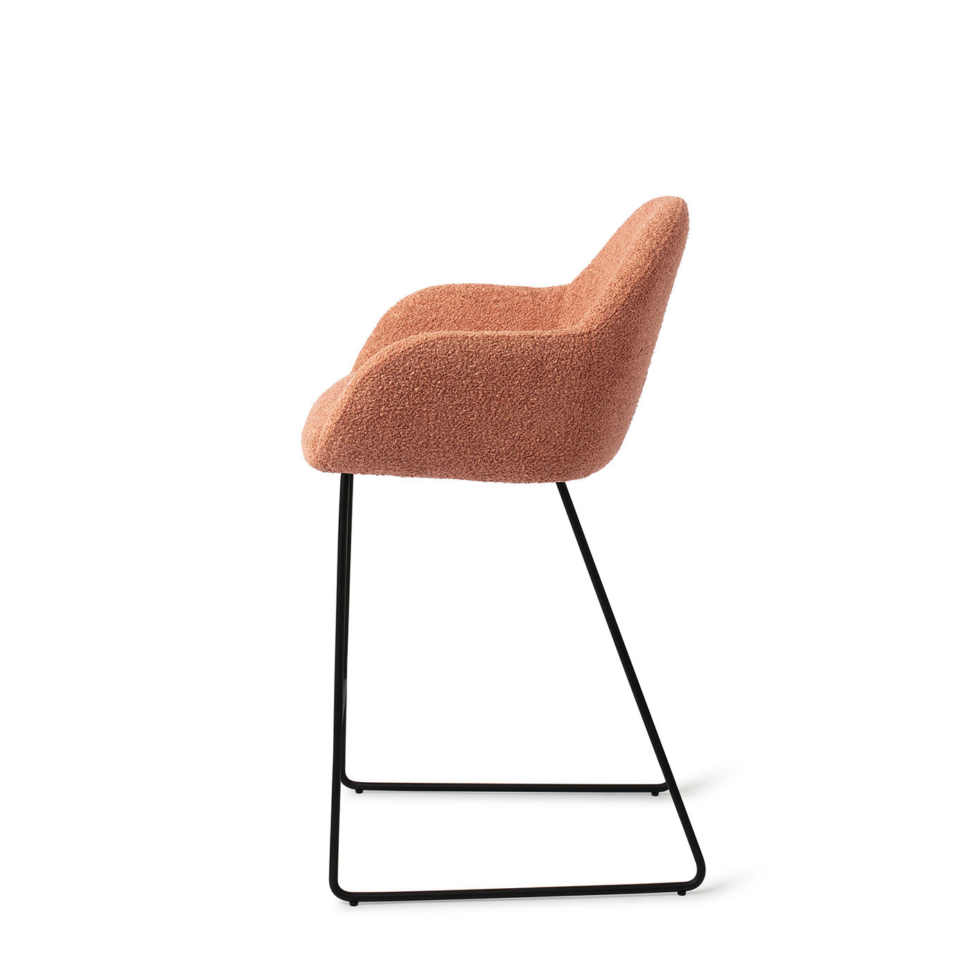 Jesper Home Barhocker Kushi Amber Autumn Slide Schwarz Tresenhöhe 65 cm
