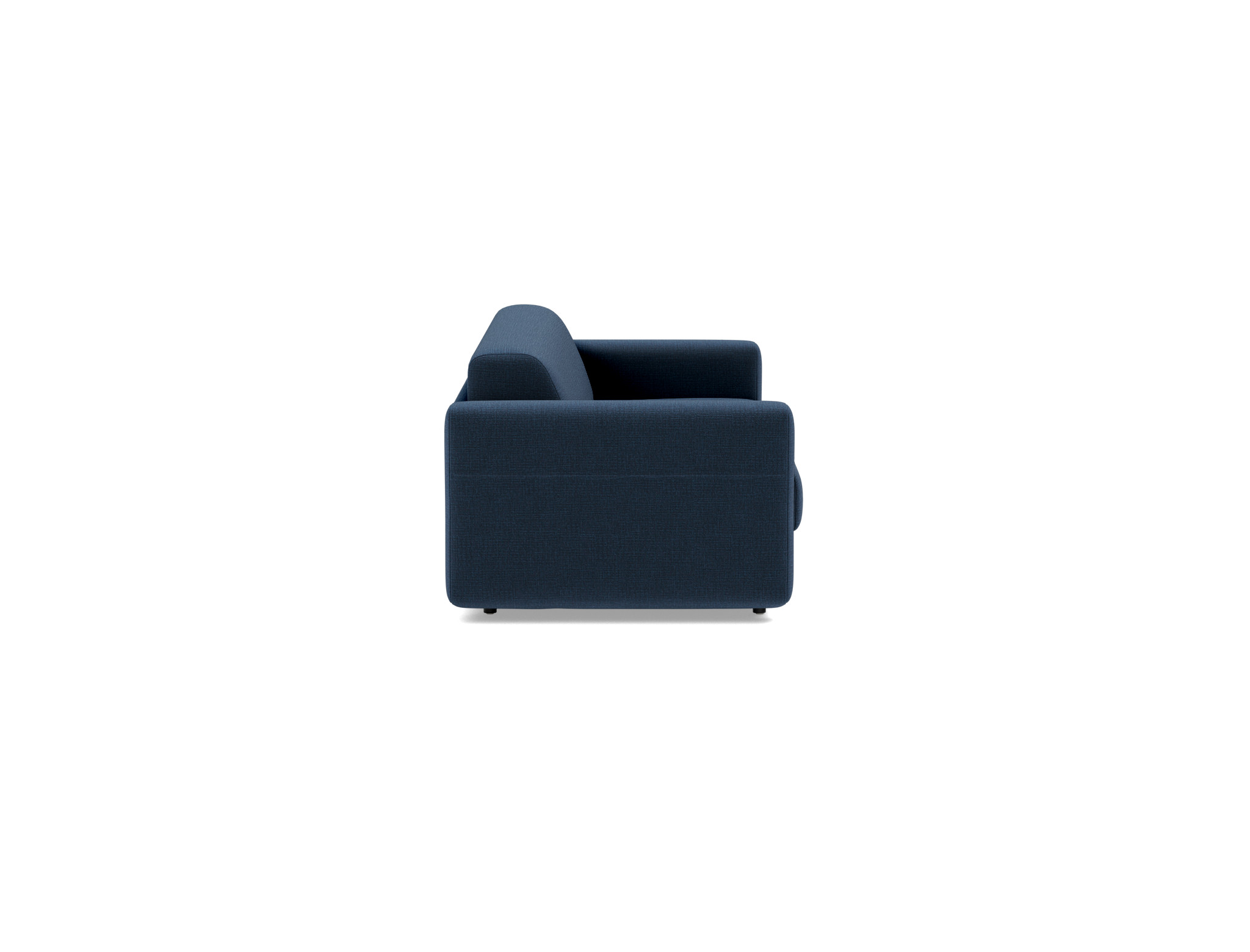 Schlafsofa Killian mit Memory-Matratze 160 Chenille Esina 414-Indigo-Blue