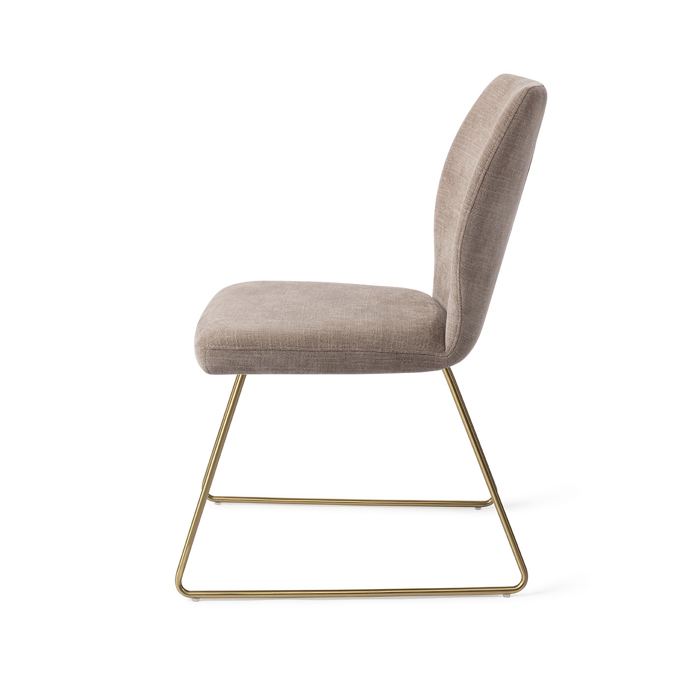 Jesper Home Esszimmerstuhl Ikata Mocha Mist Slide Gold