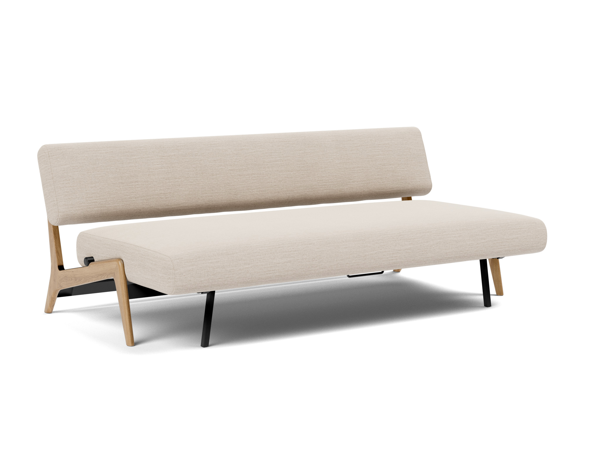 Tagesbett Nolis Webstoff Blida 612-Sand-Grey