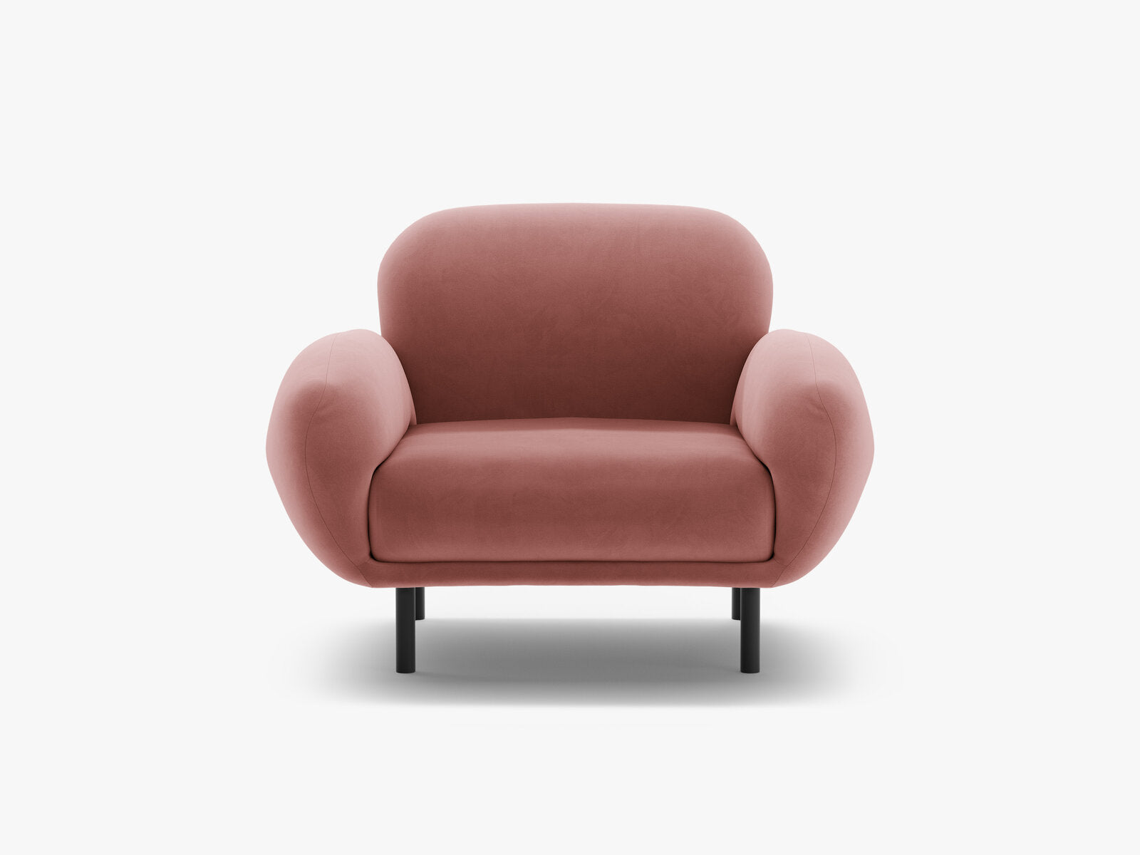 Micadoni Sessel Poppy Samt Casino Flamingo