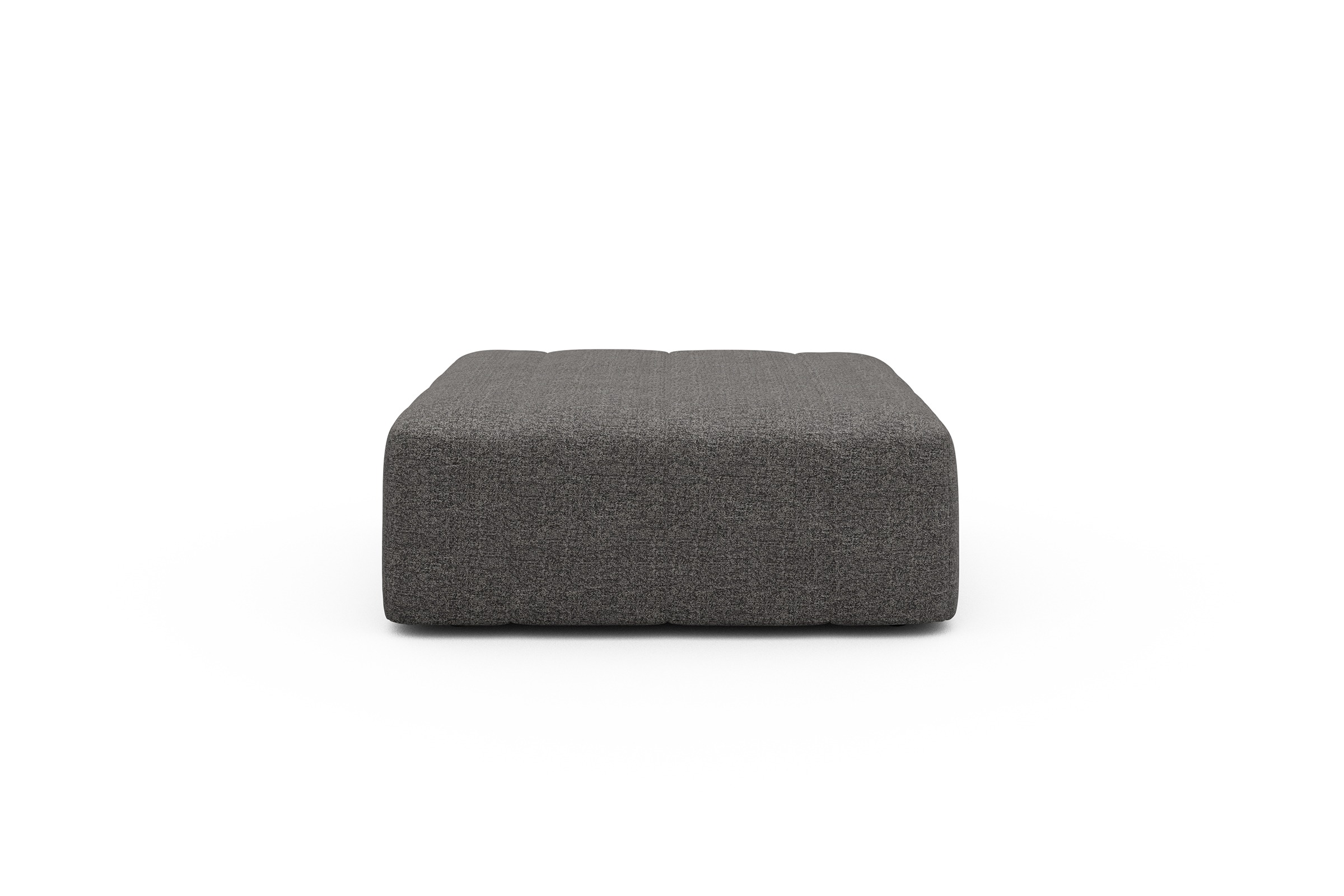 Sitzhocker Hugo Ottomane Carreno-Salt-and-Pepper