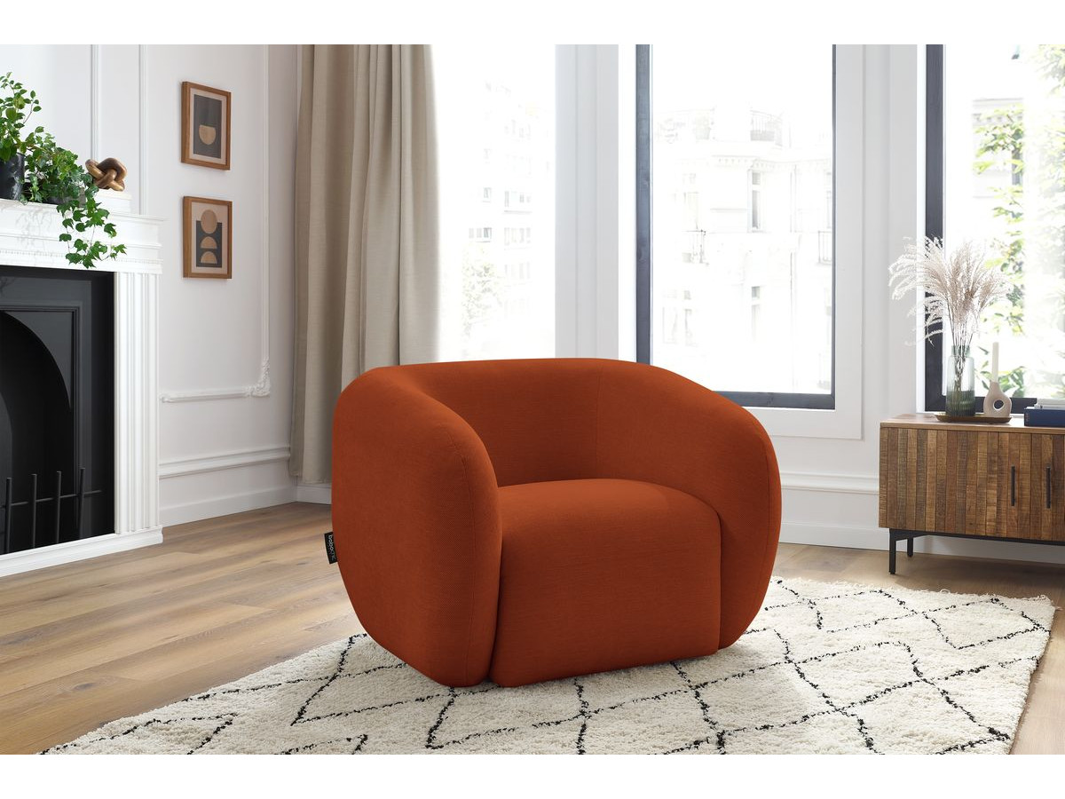 Bobochic Celine Sessel Stoff Orange