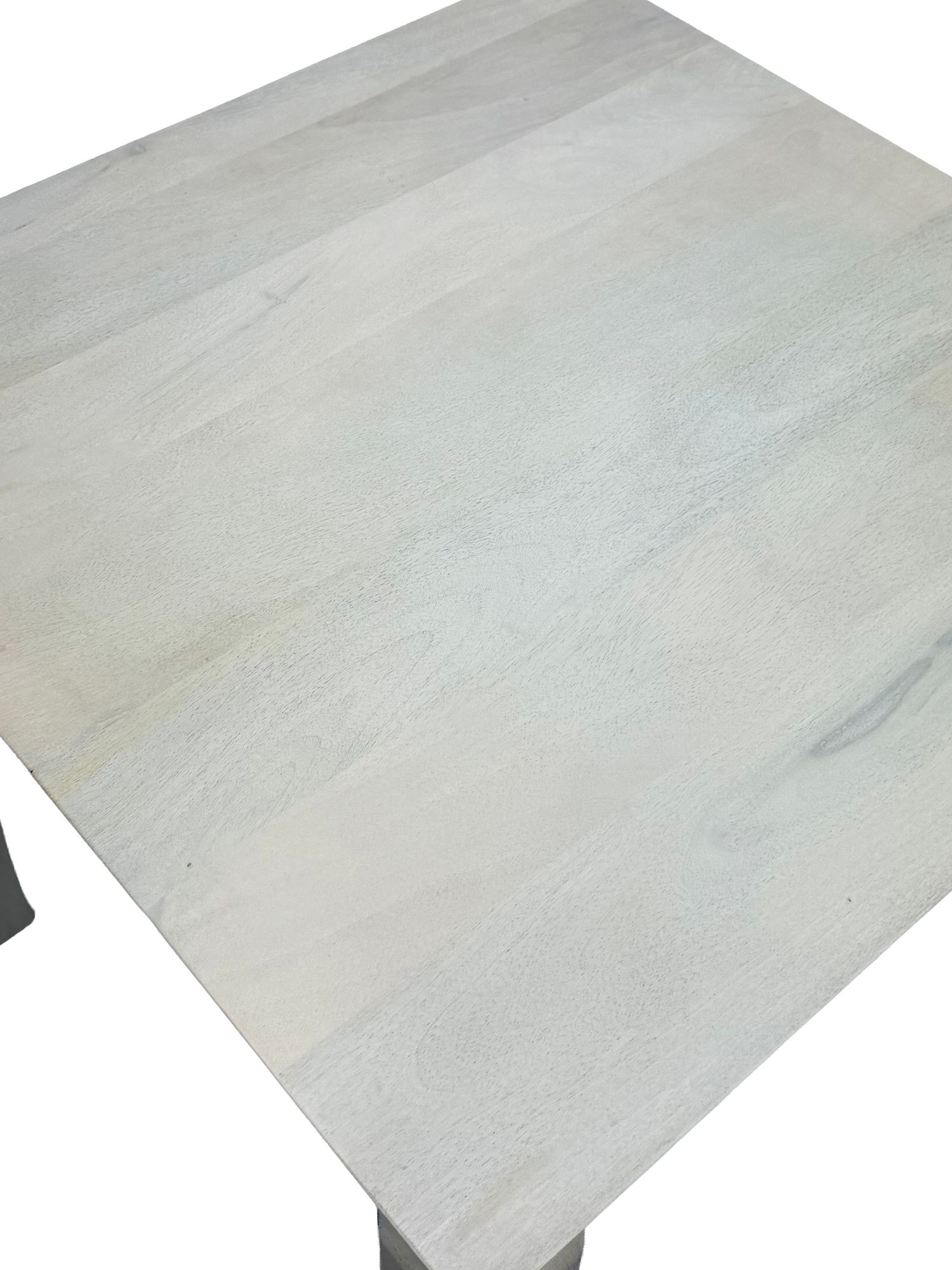 Esstisch Romedal Mango Massivholz Weiß 80 × 80 × 75 cm