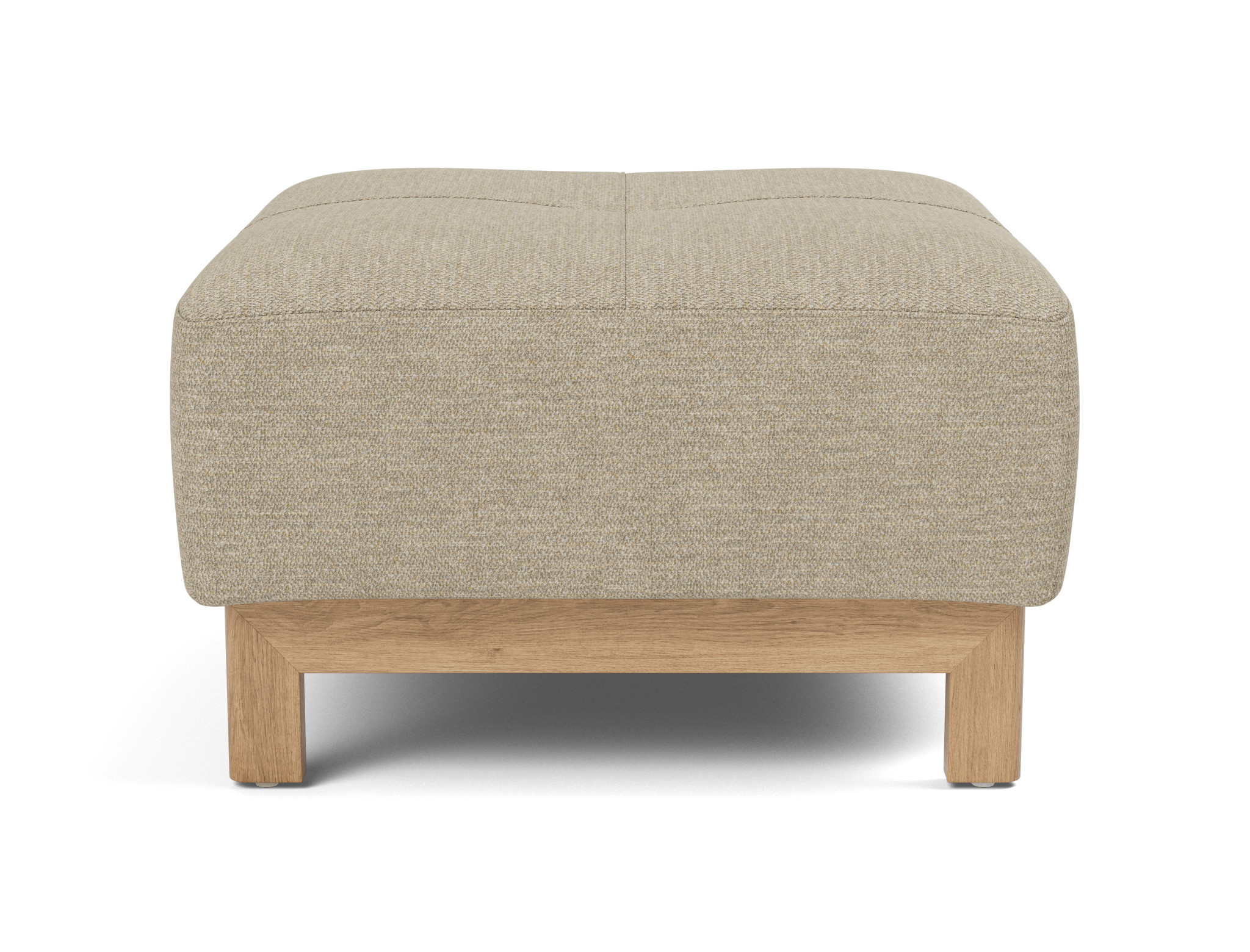 Hocker Pyxis Strukturierter Stoff Taura 356-Sand