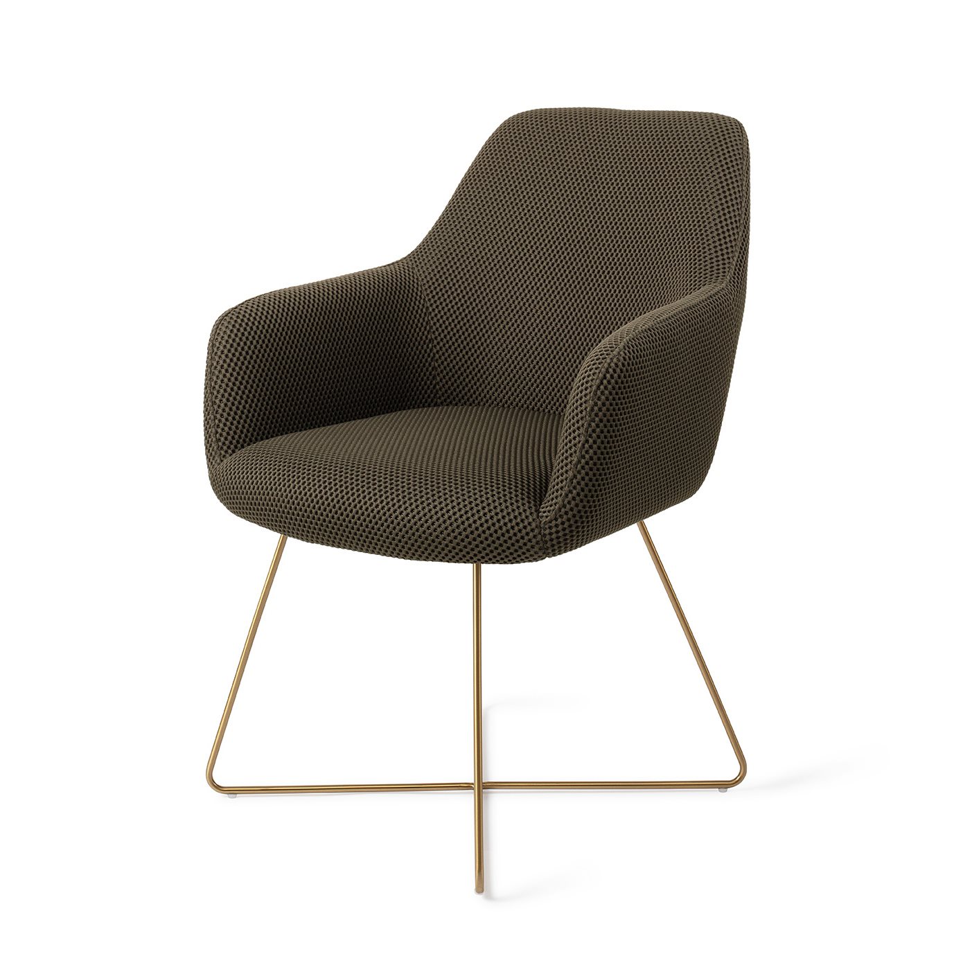 Jesper Home Esszimmerstuhl Hiroo Jungle-Jewel Cross Gold