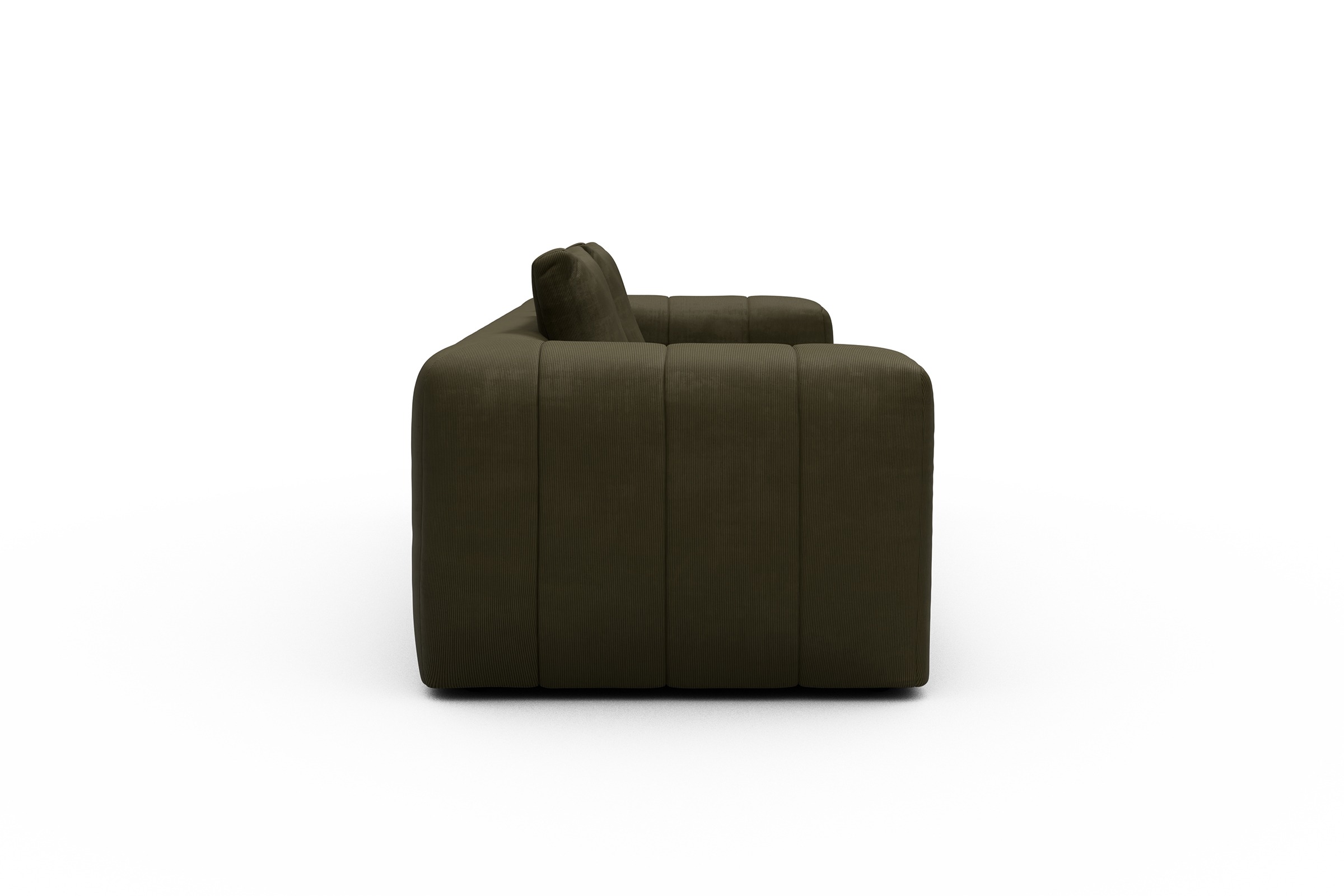 Sofa Hugo 3-Sitzer Cordufine-Pine-Green
