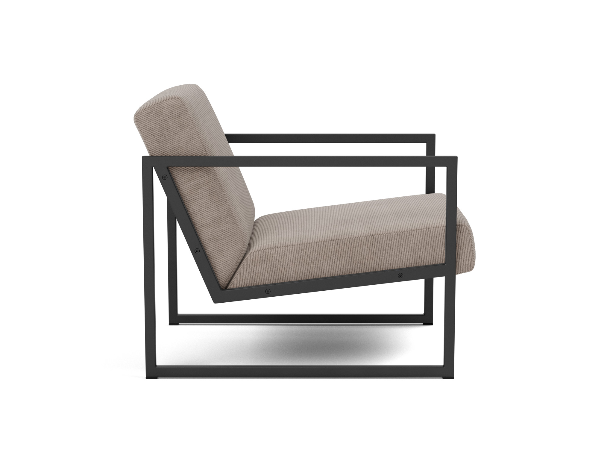 Sessel Vikko mit Armlehnen Kord Cordufine 318-Beige