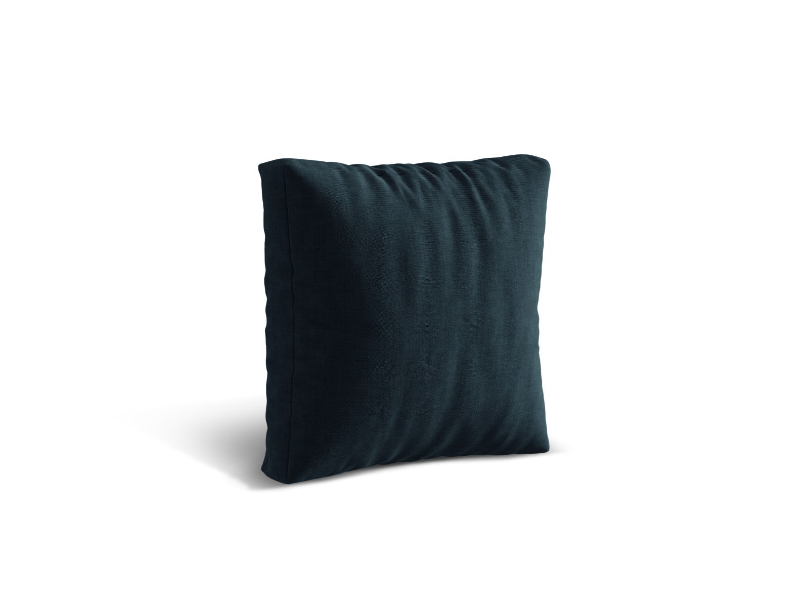 Micadoni Kissen Martina Strukturierter Stoff Boston Jeansblau 40x40