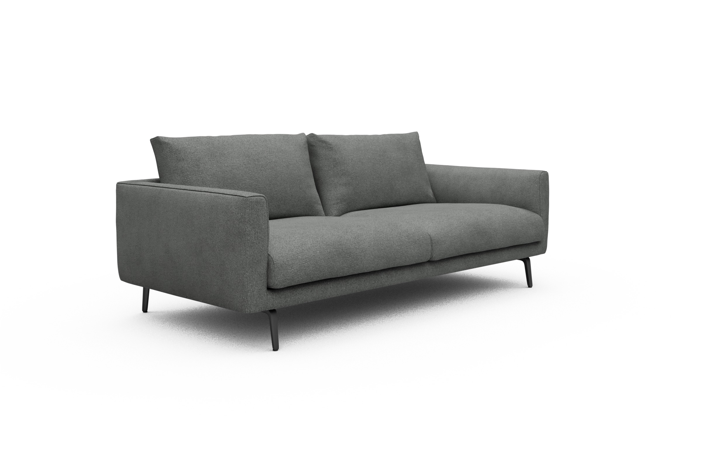 Sofa Karl 3-Sitzer Boucle-Ash-Grey
