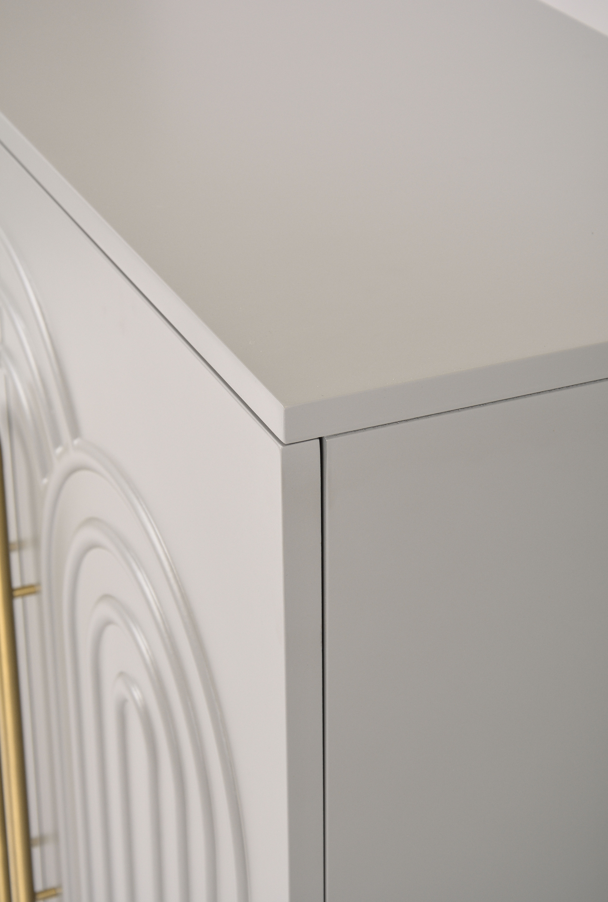 Livin Hill Sideboard Stilig, Beine Hellgrau/Goldfarben