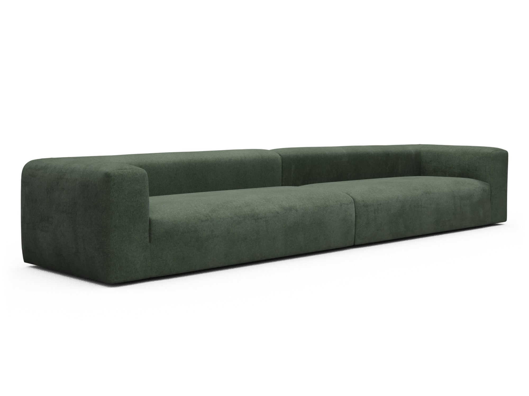 Skandi Home Modulares XXL Sofa Fred 5-Sitzer Casone-Forest-Green moebelfaktor
