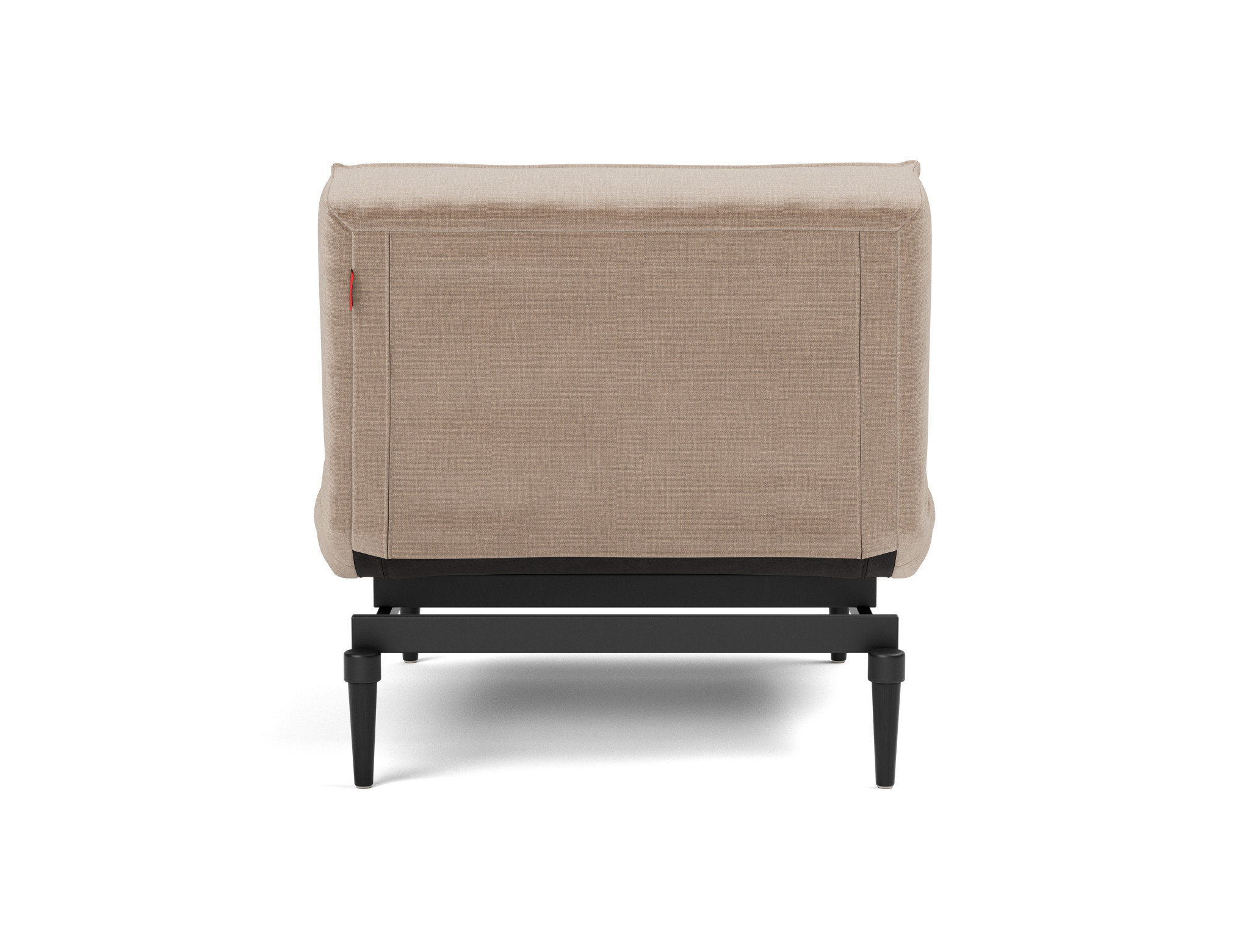 Sessel Splitback Chenille Esina 417-Mocha Beine Styletto Eiche schwarz