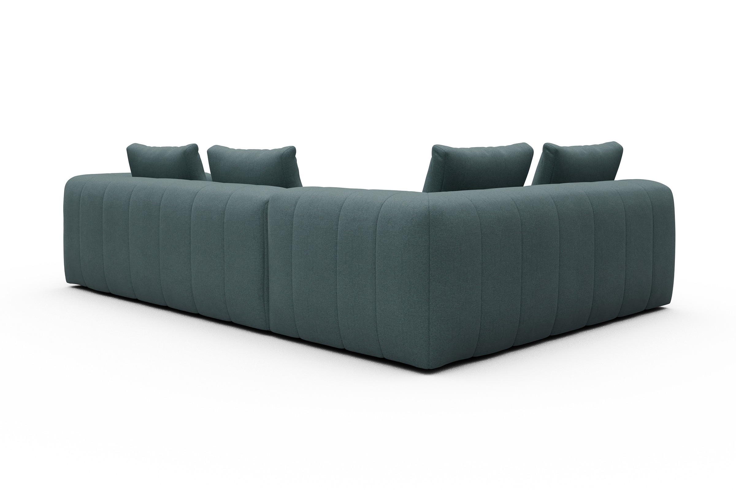Ecksofa Hugo 2x 2,5-Sitzer Armlehne rechts Satya-Niagara