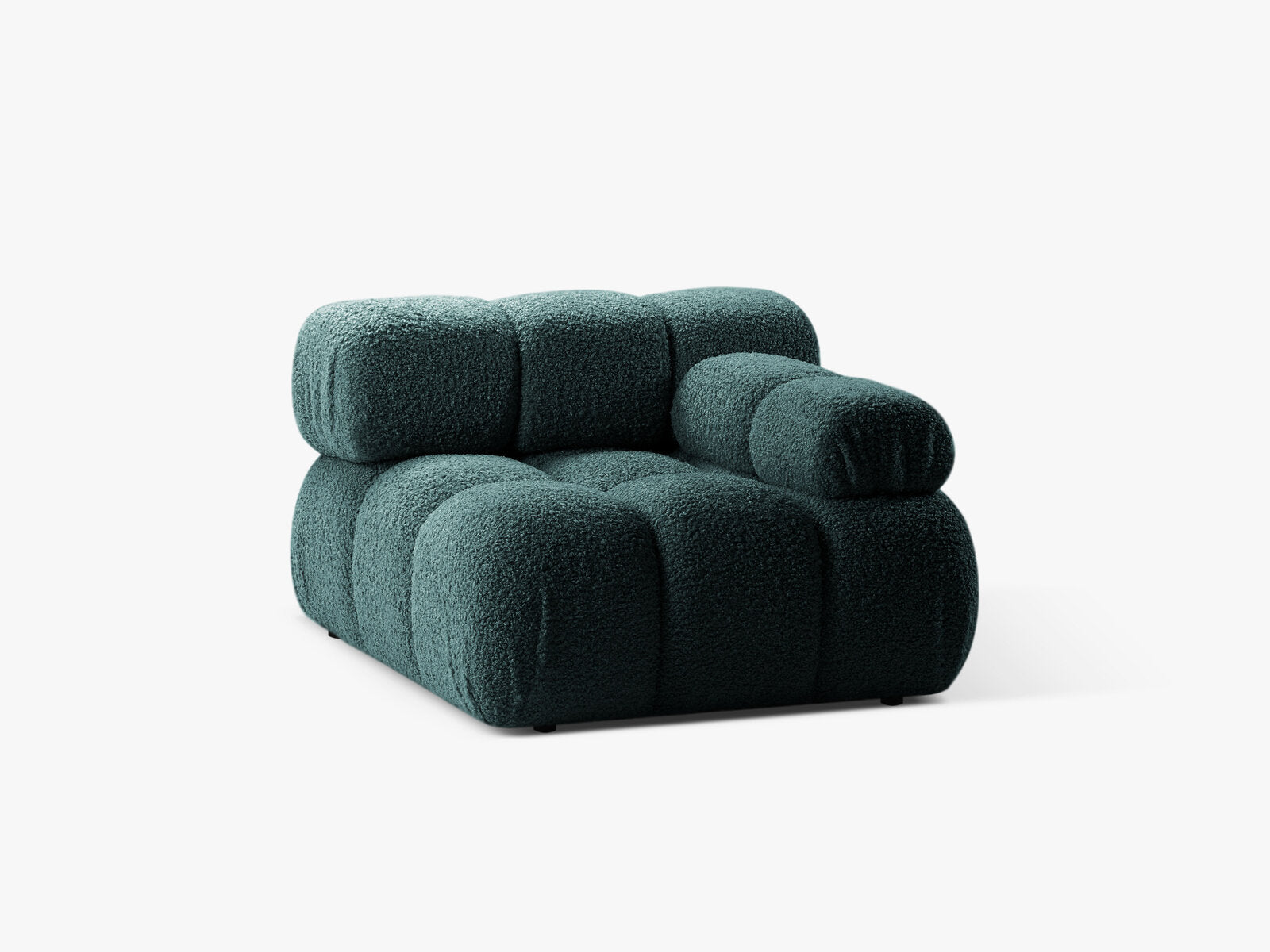 Micadoni Eckmodul Bellis Rechts Boucle Rolf Petrol