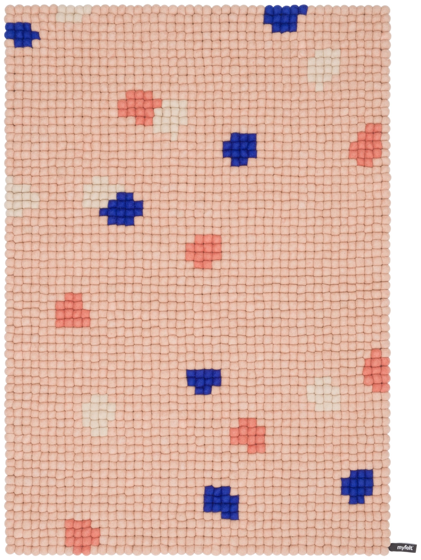 moebelfaktor Terra Rose Filzkugelteppich - 200x300 cm myfelt