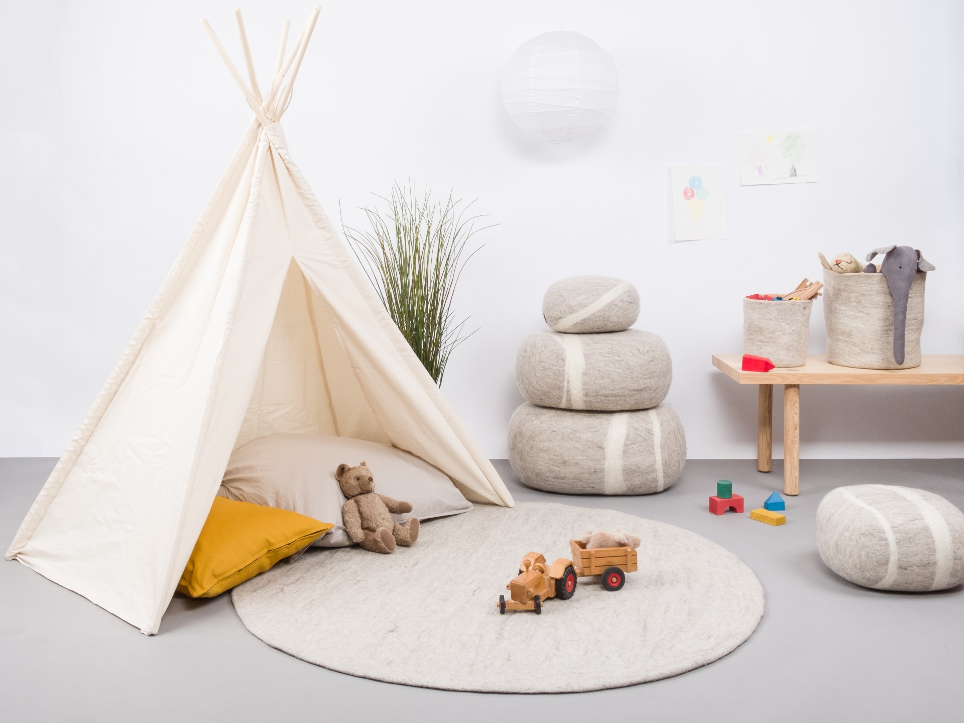 myfelt Bela Filzteppich - 50 cm