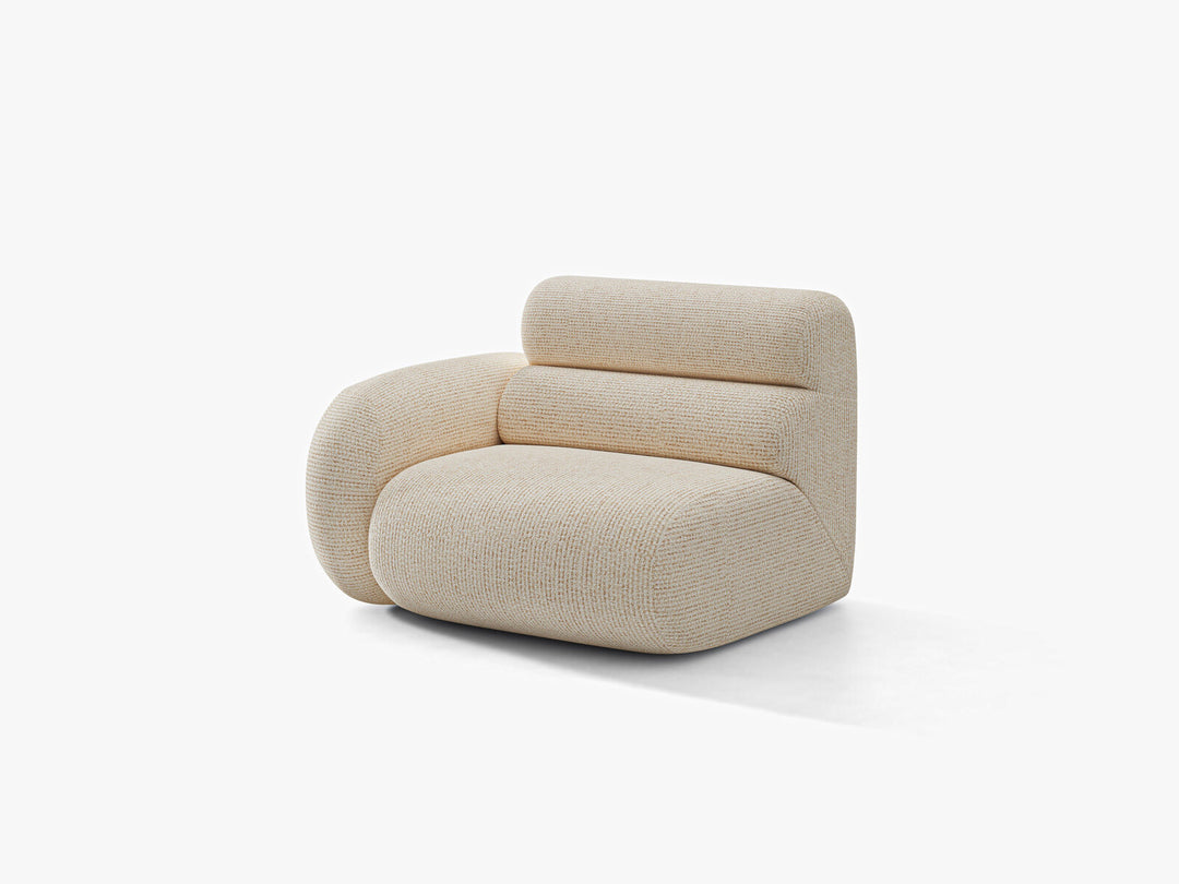 Micadoni Neo Sofamodul Links Chenille SILENCIO Helles Beige