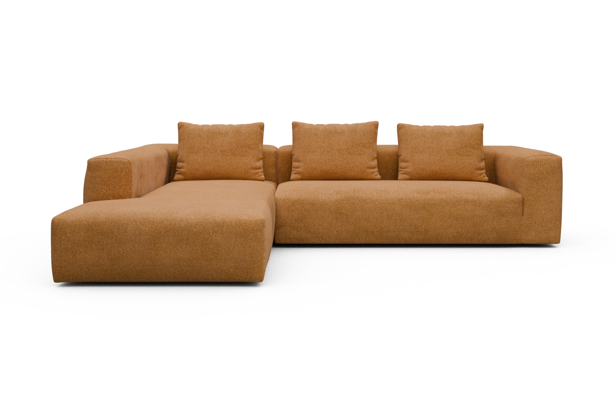 Skandi Home Ecksofa Fred Relax-Ecke links mit 2,5-Sitzer Casone-Warm-Yellow moebelfaktor