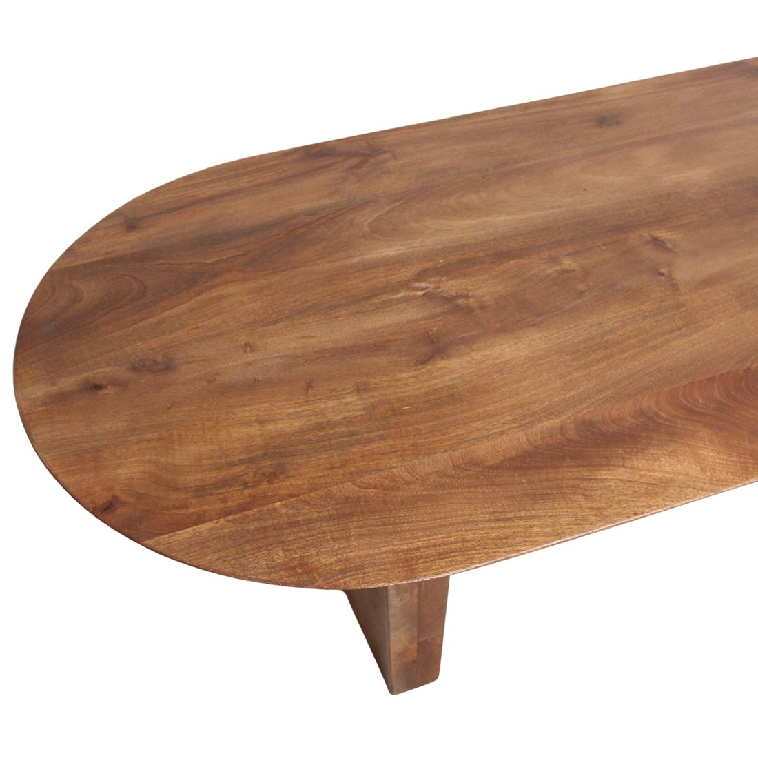 Raw Materials Bullnose-Couchtisch braun