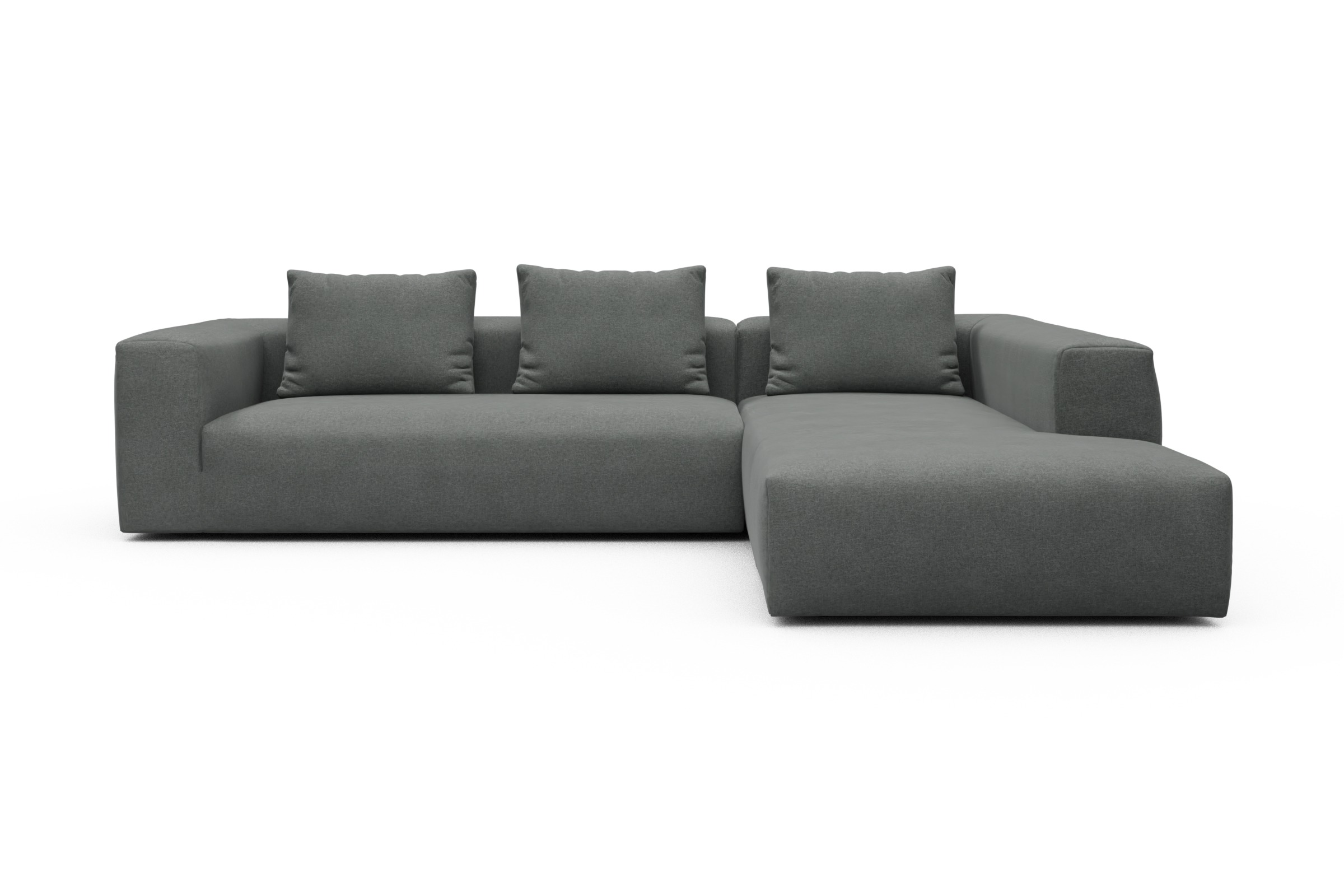 Skandi Home Ecksofa Fred Relax-Ecke rechts mit 2,5-Sitzer Satya-Steel moebelfaktor