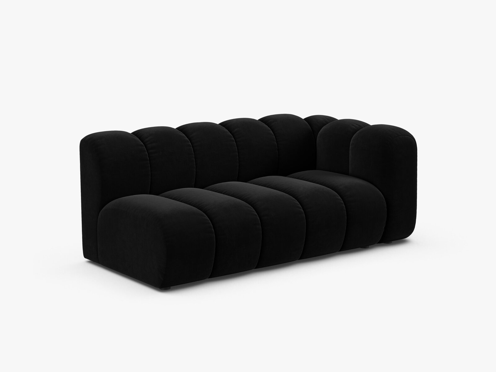 Micadoni Modul Lupine 3-Sitzer Samt Venus Schwarz Rechts