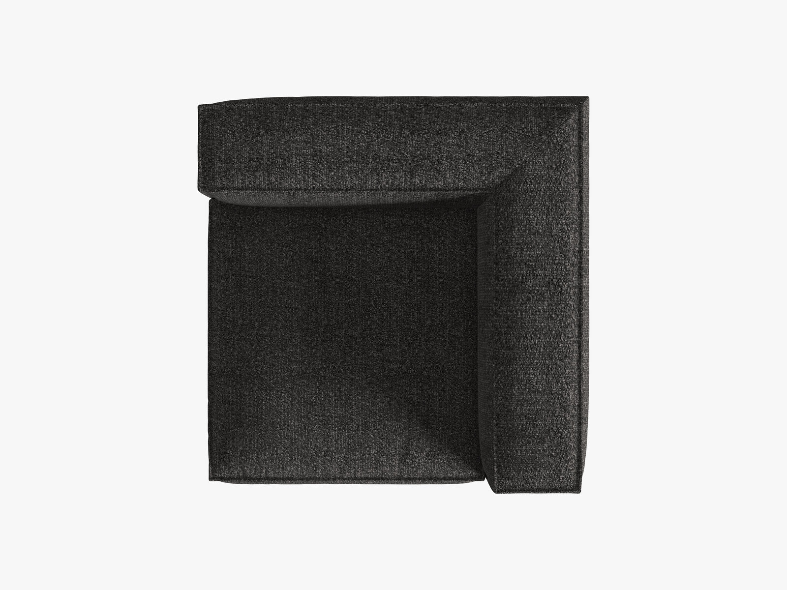 Micadoni Eckmodul Nuria 1-Sitzer Boucle Anthrazit