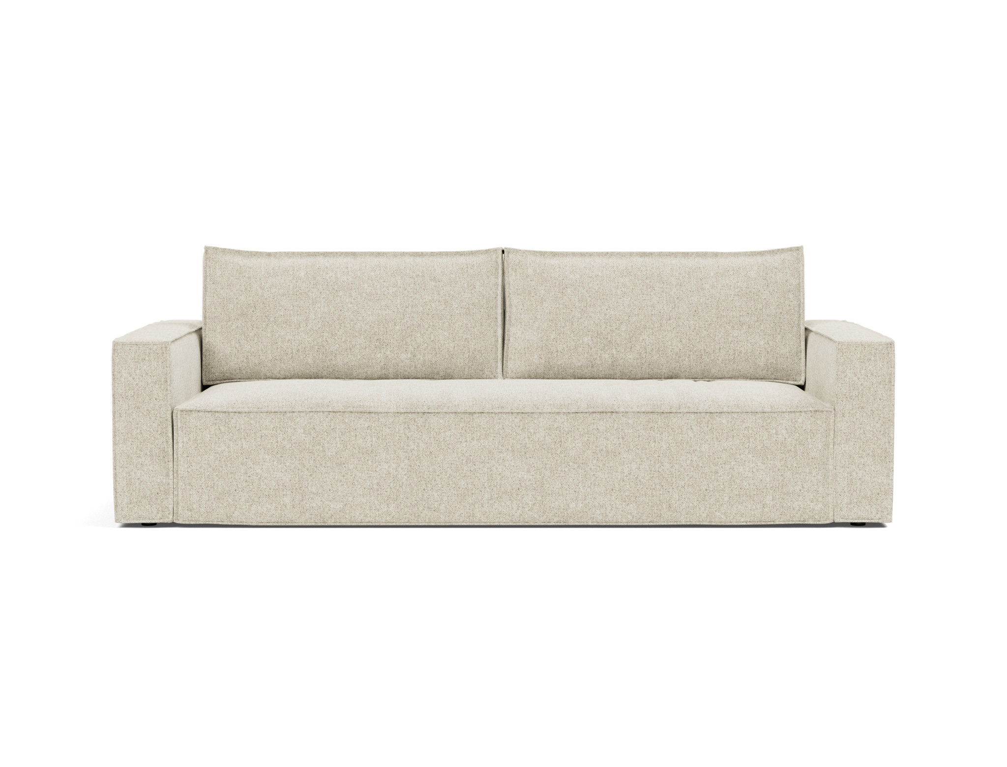 Schlafsofa Newilla Strukturierter Stoff Taura 357-Off-White
