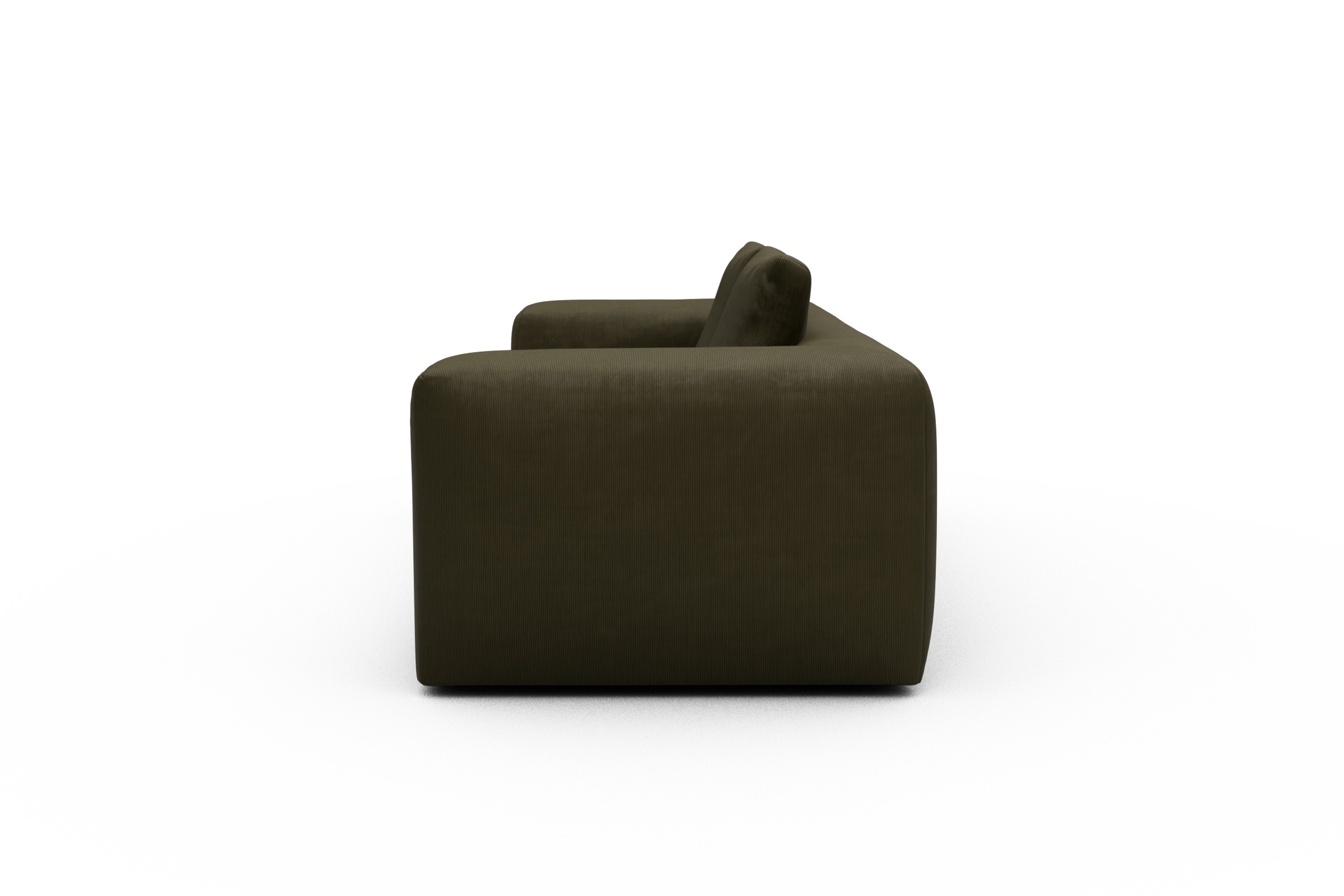 Sofa Fred 3-Sitzer Cordufine-Pine-Green