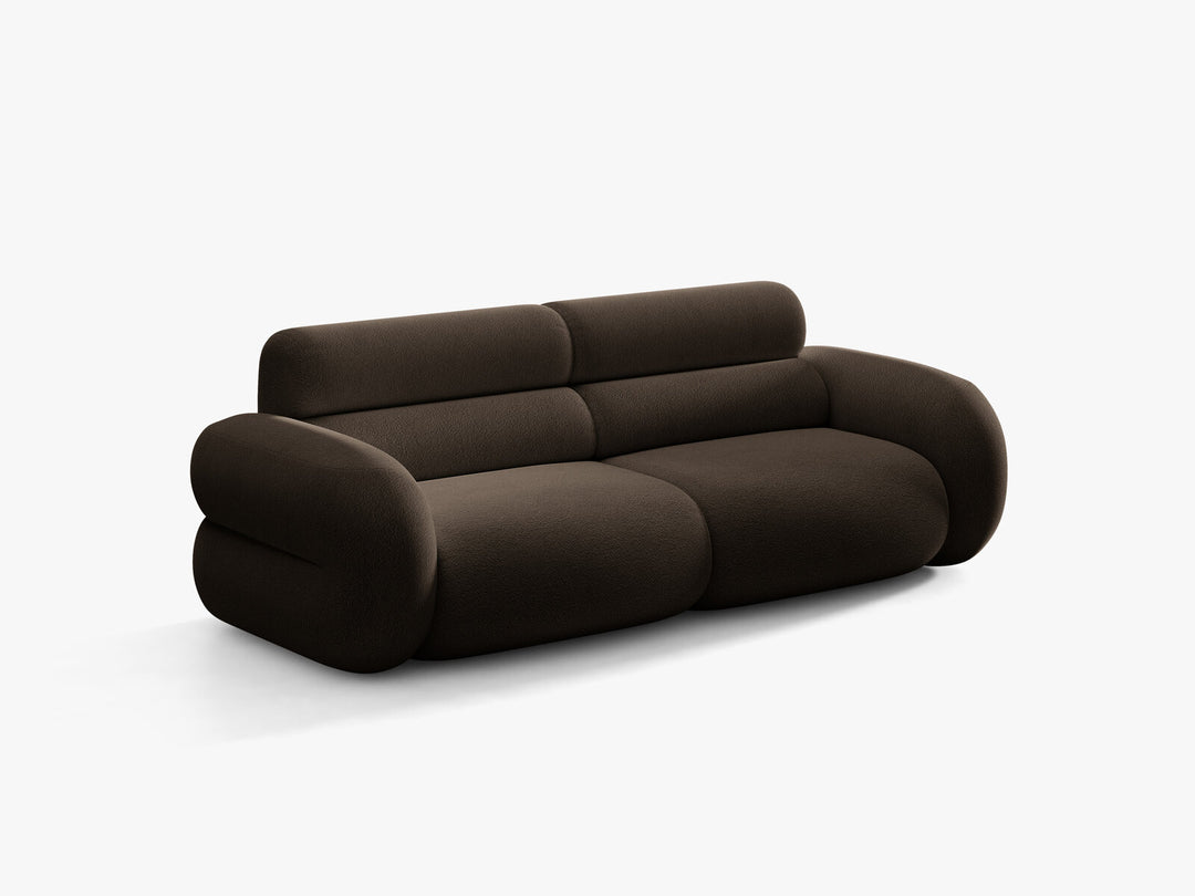 Micadoni Neo Sofa 3-Sitzer Boucle Baloo Braun