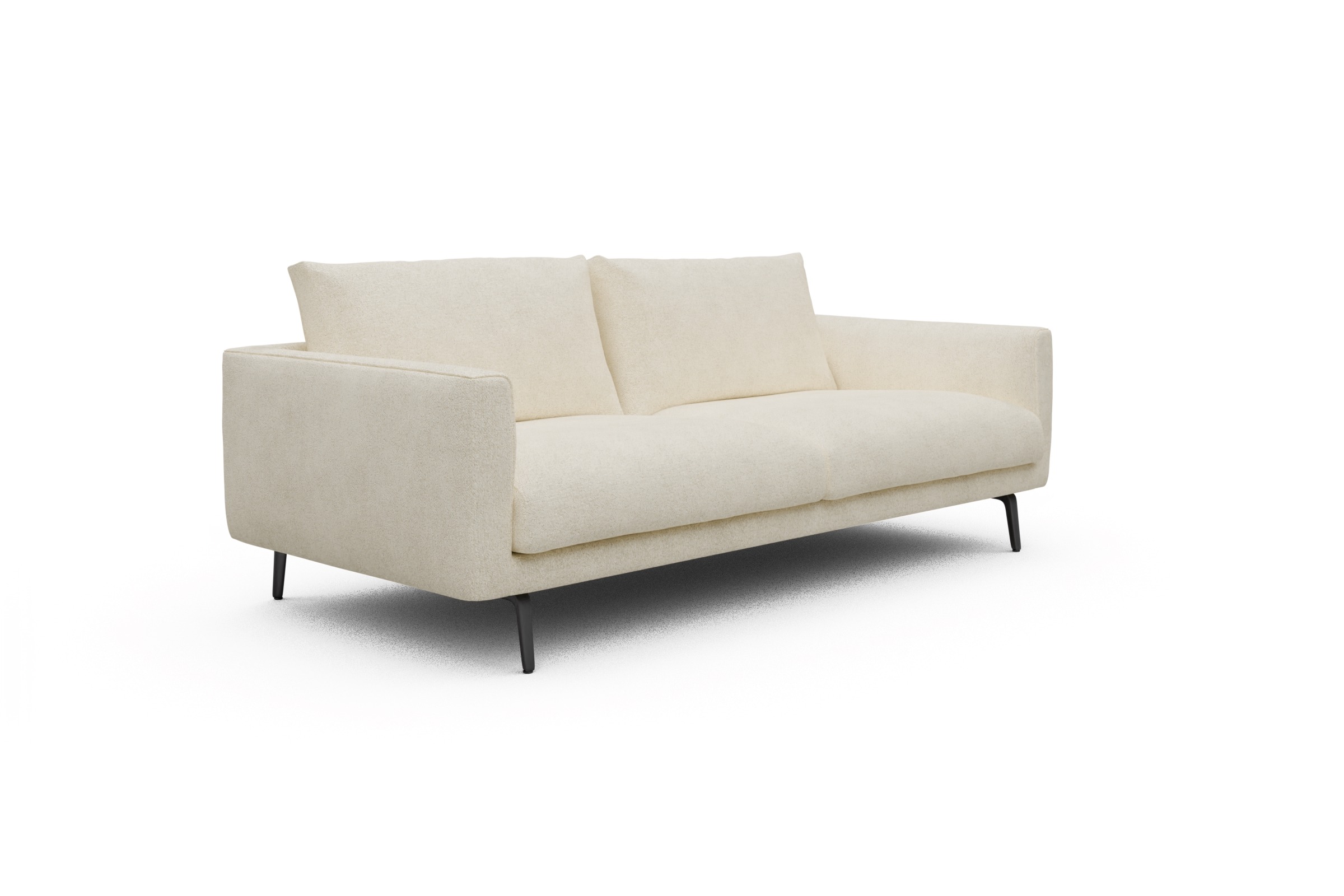 Sofa Karl 3-Sitzer Boucle-Off-White