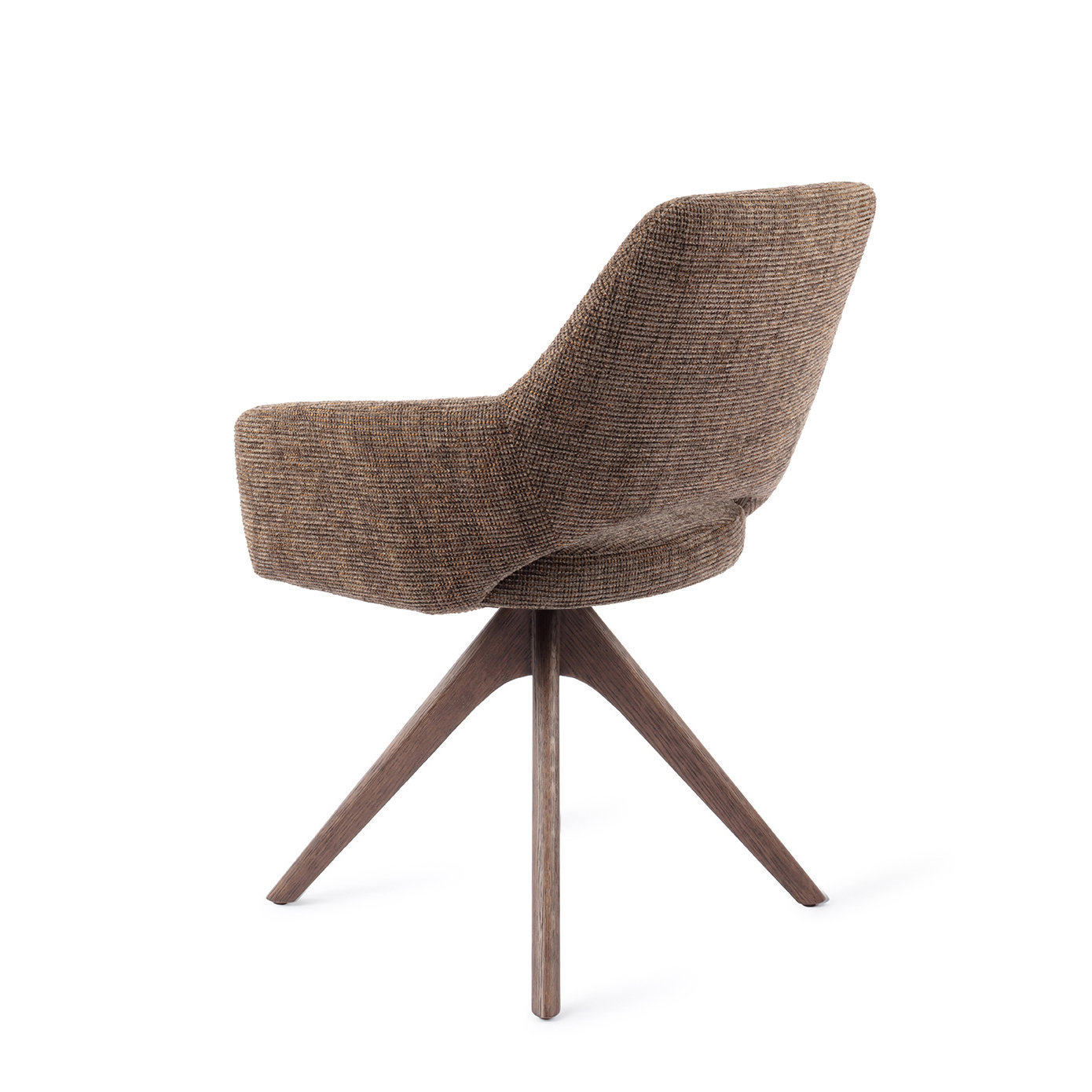 Jesper Home Esszimmerstuhl Yanai Checked Chestnut Revolve Eiche Walnuss