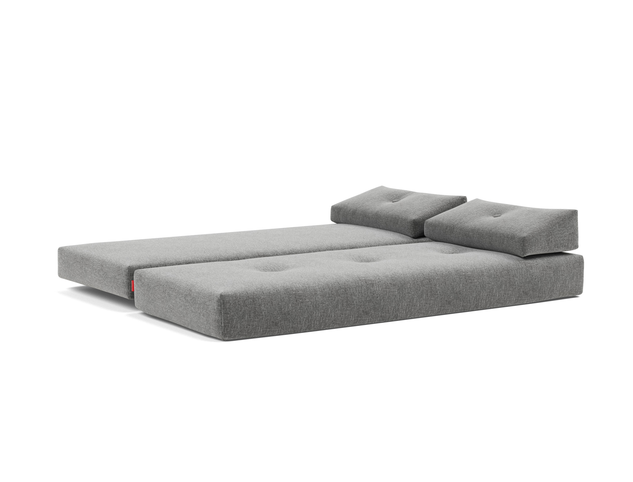 Tagesbett Sigmund Strukturierter Stoff Twist 563-Charcoal Beine Indu schwarz