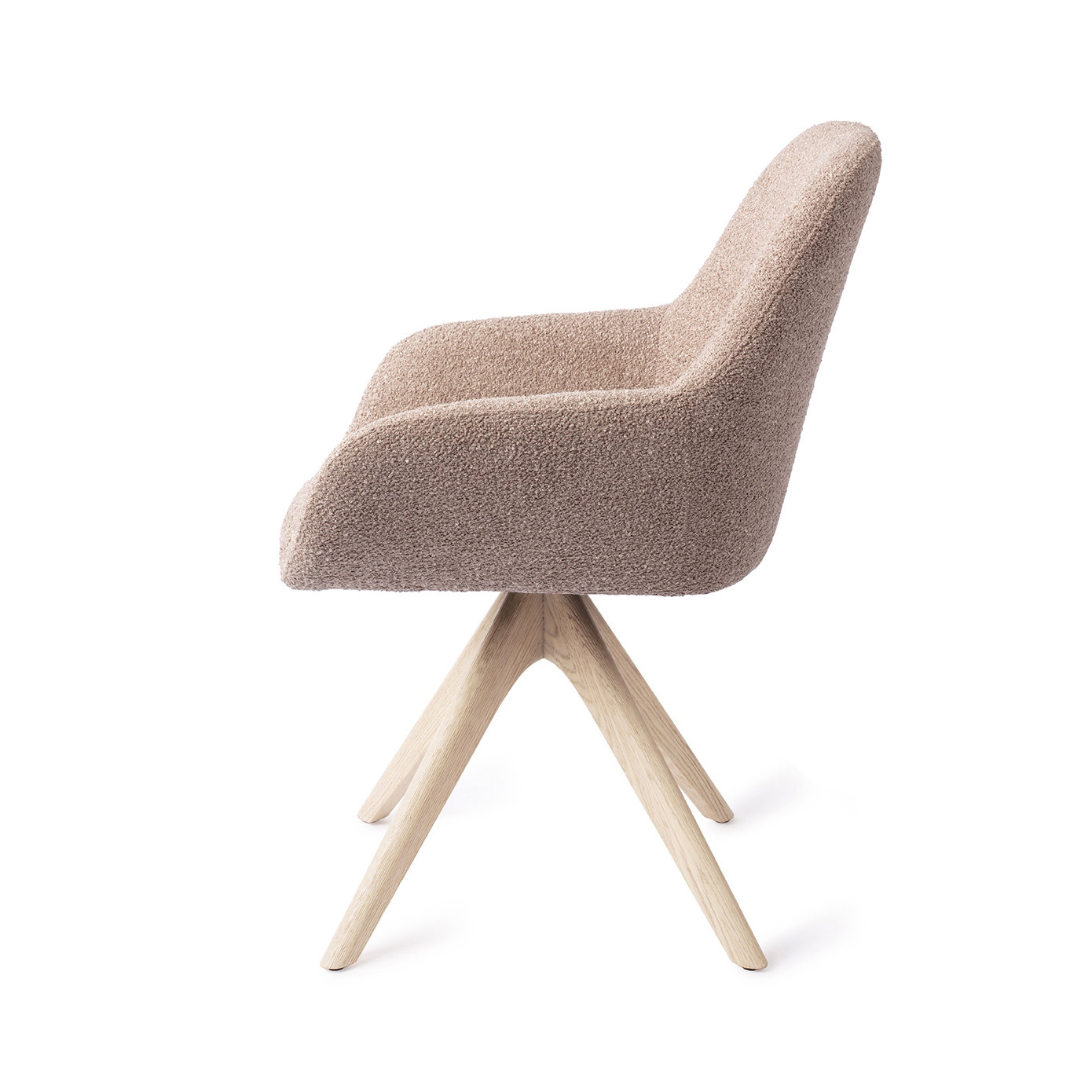 Jesper Home Esszimmerstuhl Kushi Stone Haze Revolve Eiche gebleicht