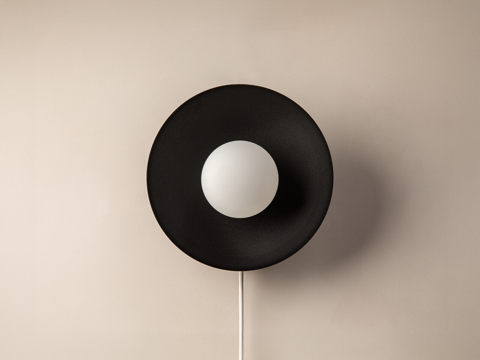 Micadoni Mist Wandlampe Schwarz