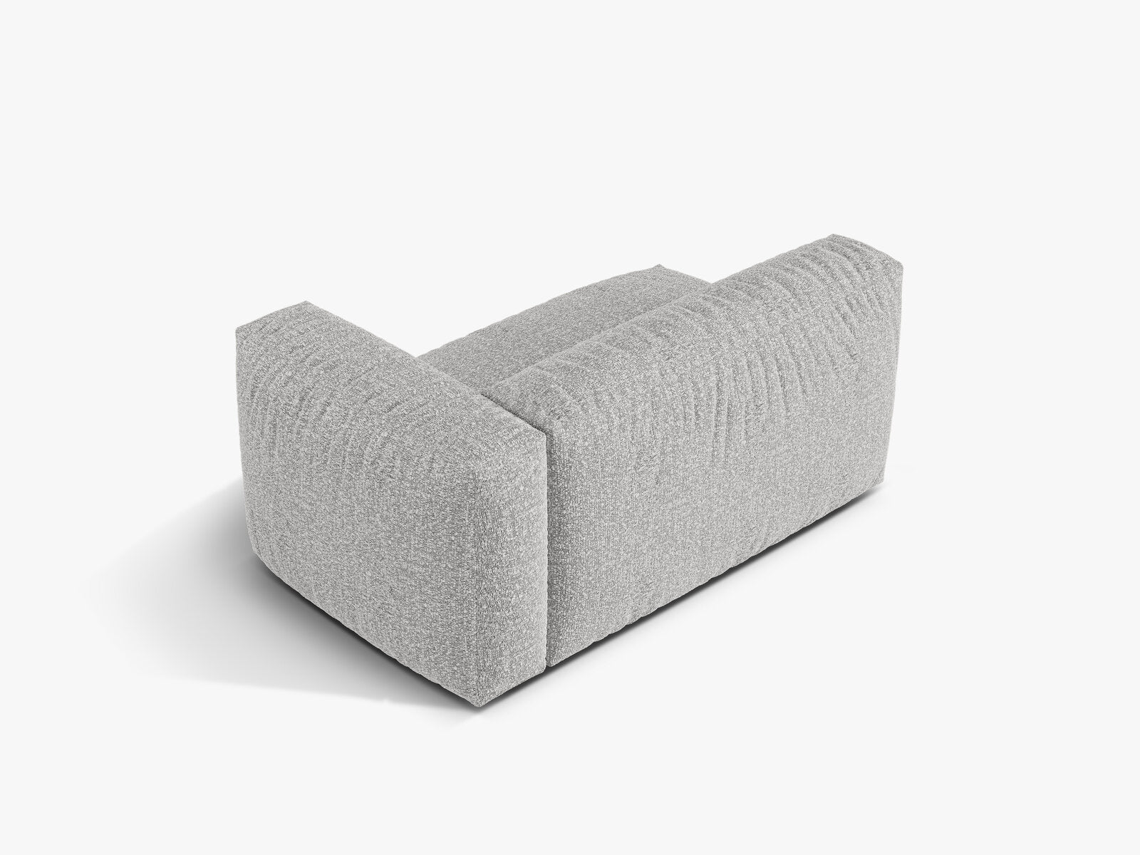 Micadoni Eckmodul Martina 1-Sitzer Groß Rechts Boucle Monet Silber