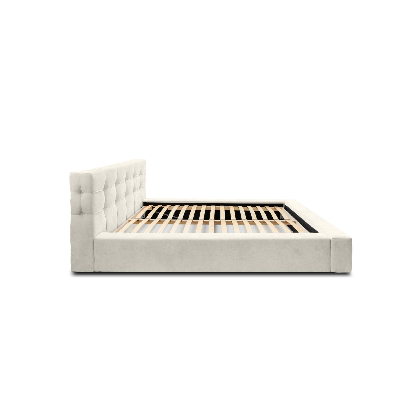 Polsterbett Pavo Chenille 180x200 mit Metallrahmen Ditra-New 01