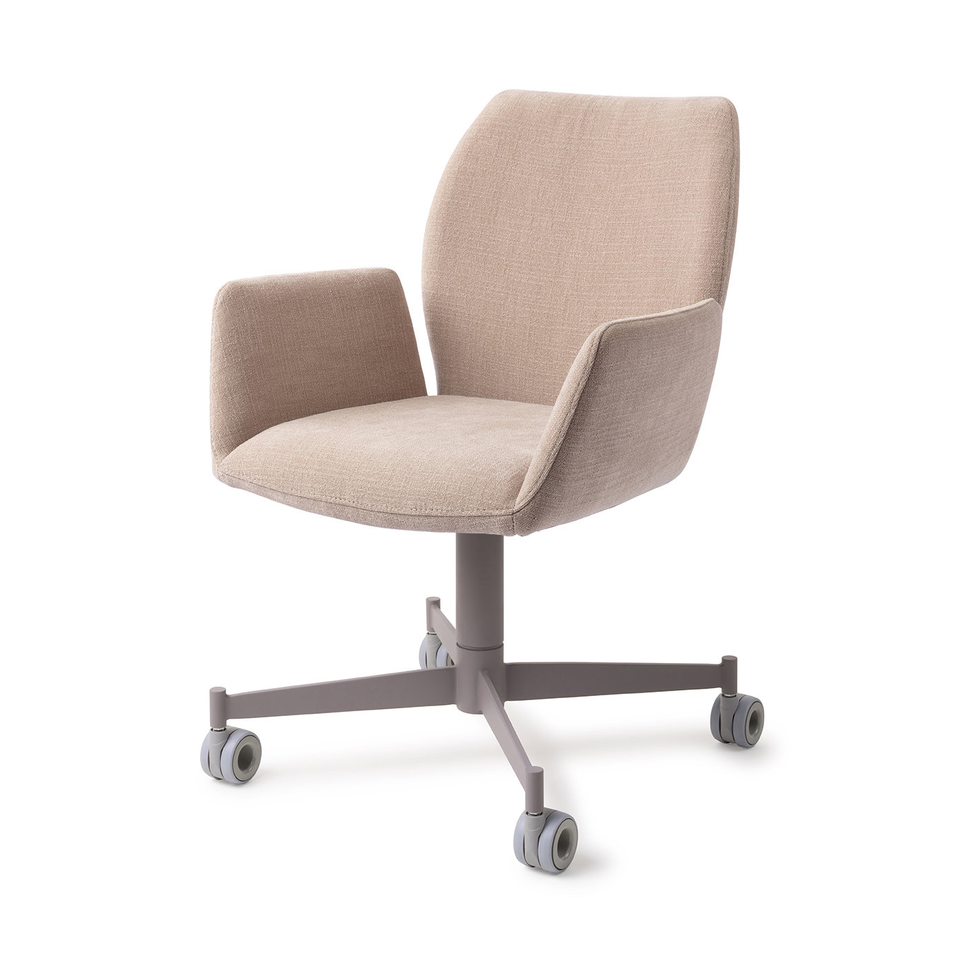 Jesper Home Esszimmerstuhl Misaki Sand Strand Caster Grau