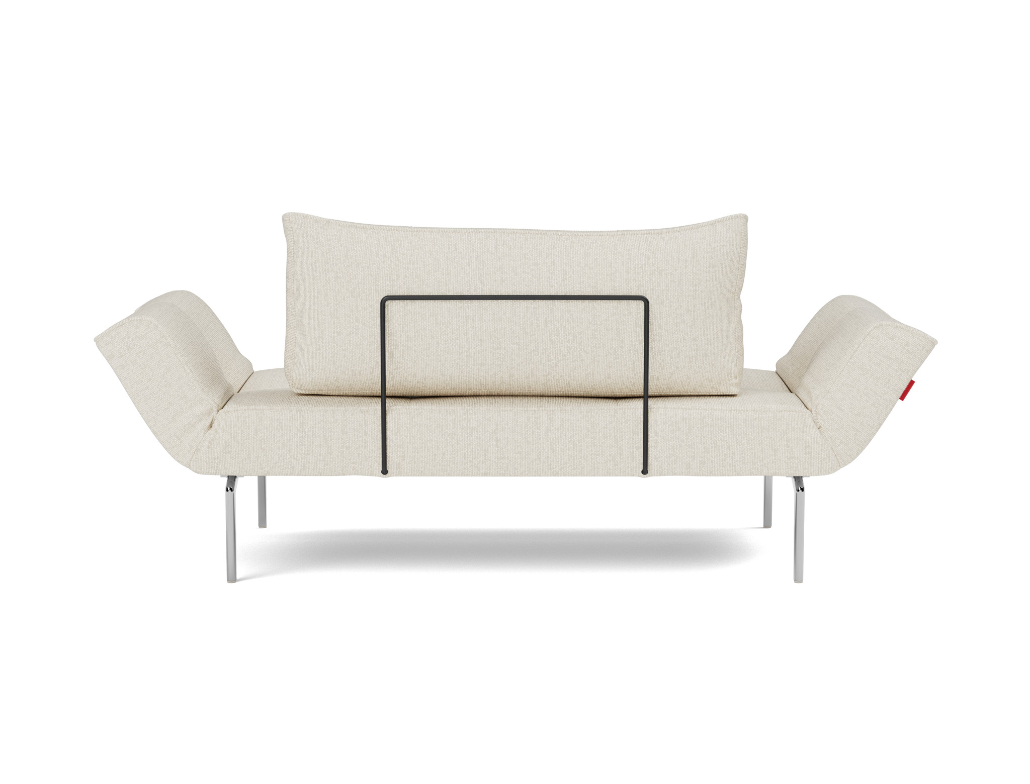 Tagesbett Zeal Boucle Skandi 531-Off-White Beine Straw Aluminium