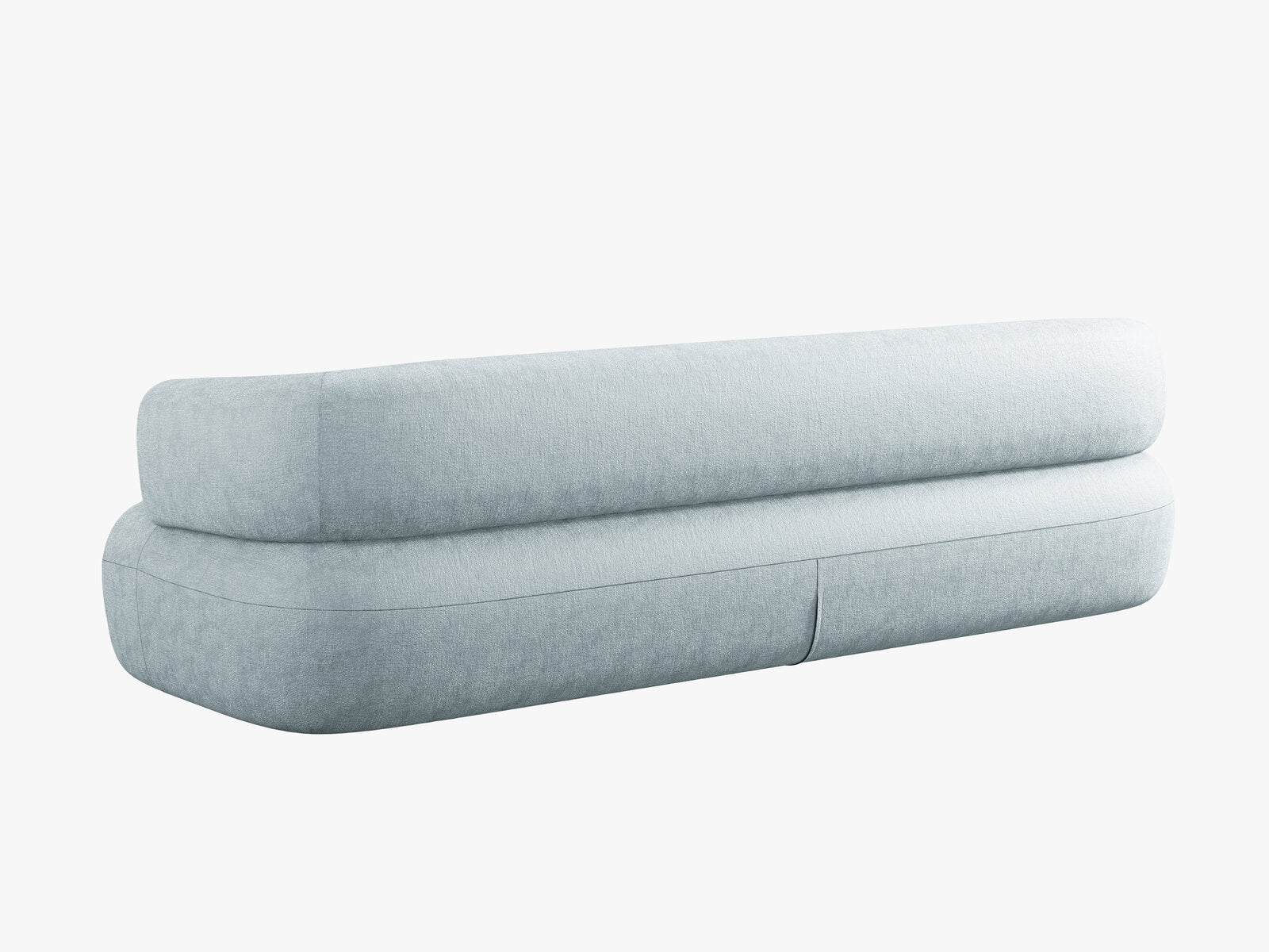 Micadoni Sofa Jenny 3-Sitzer Chenille Perfect Harmony Hellblau