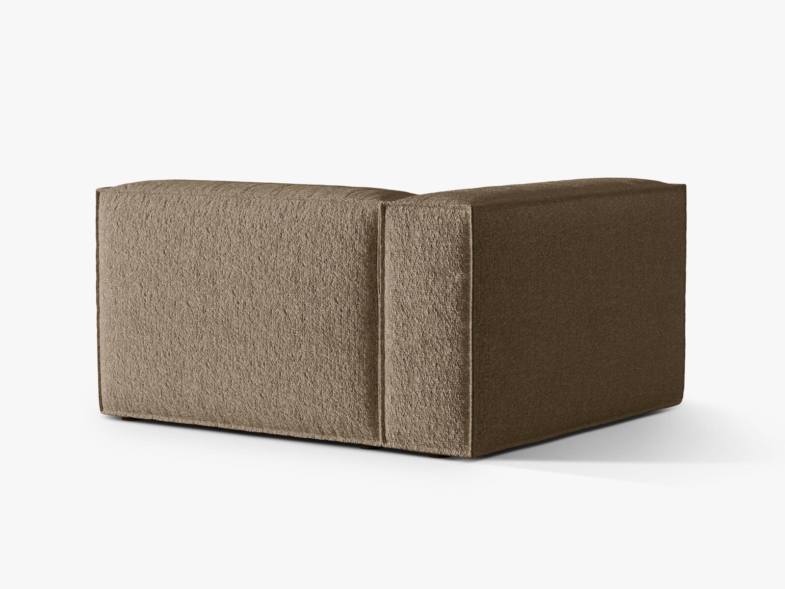 Micadoni Eckmodul Nuria 2-Sitzer Links Boucle Cappuccino