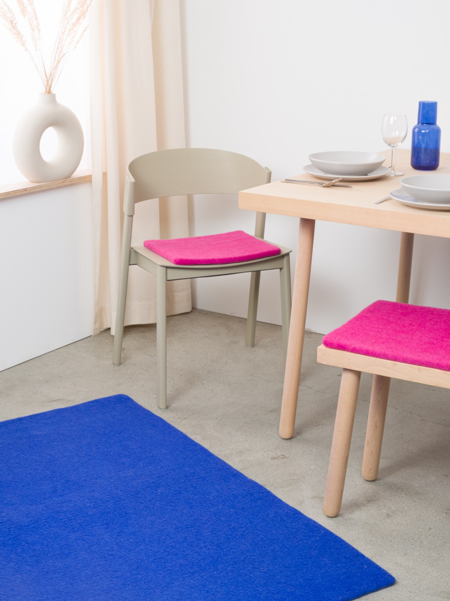 myfelt Lilli - Flache Sitzauflage quadratisch