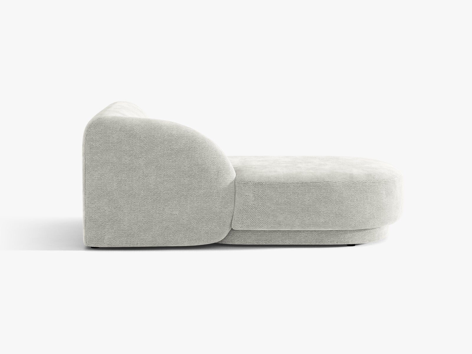 Micadoni Modul Miley 2-Sitzer Links Chenille Eden Silber