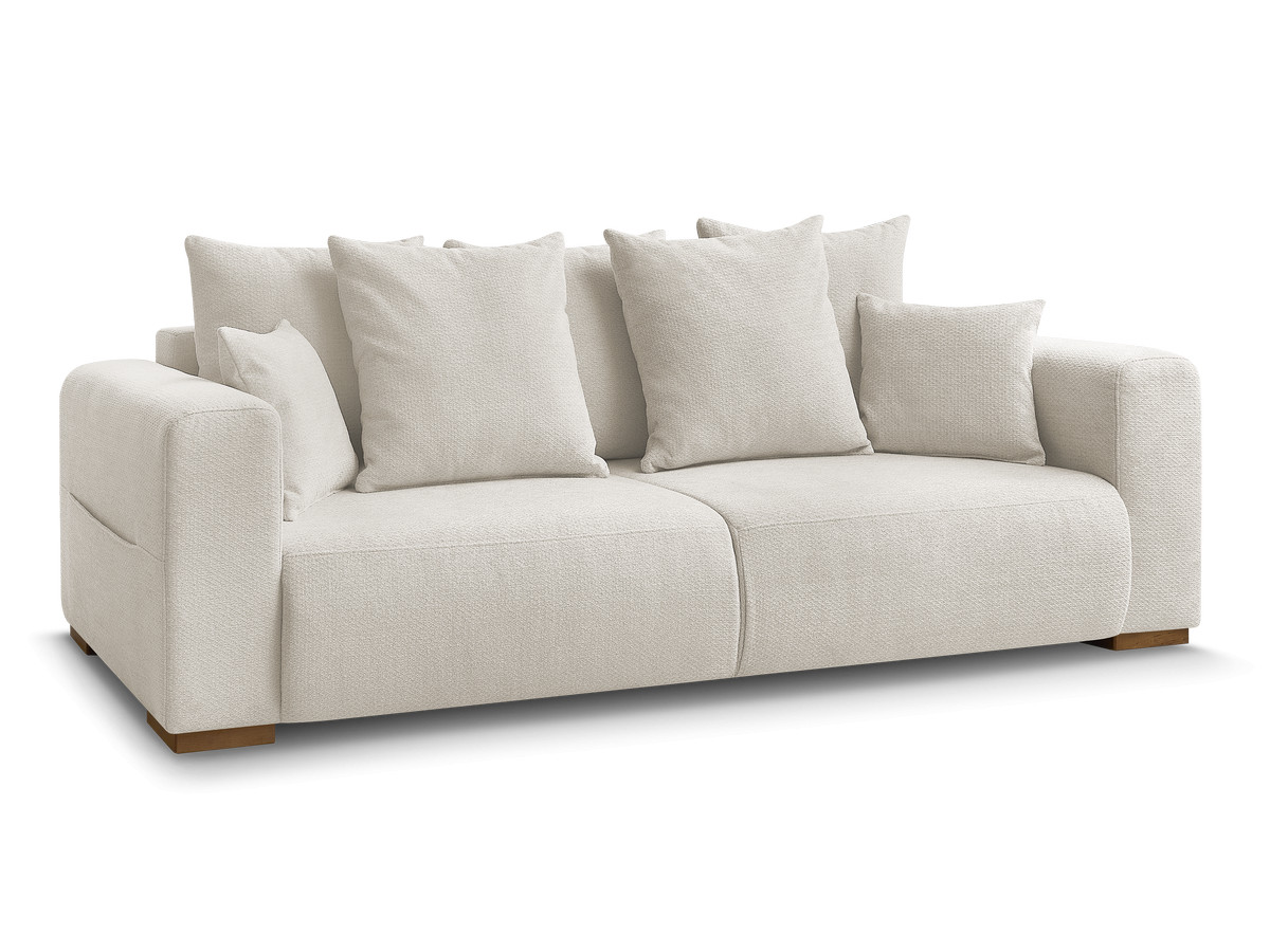 Bobochic Sidonie Sofa 3-Sitzer Melange-Stoff Beige