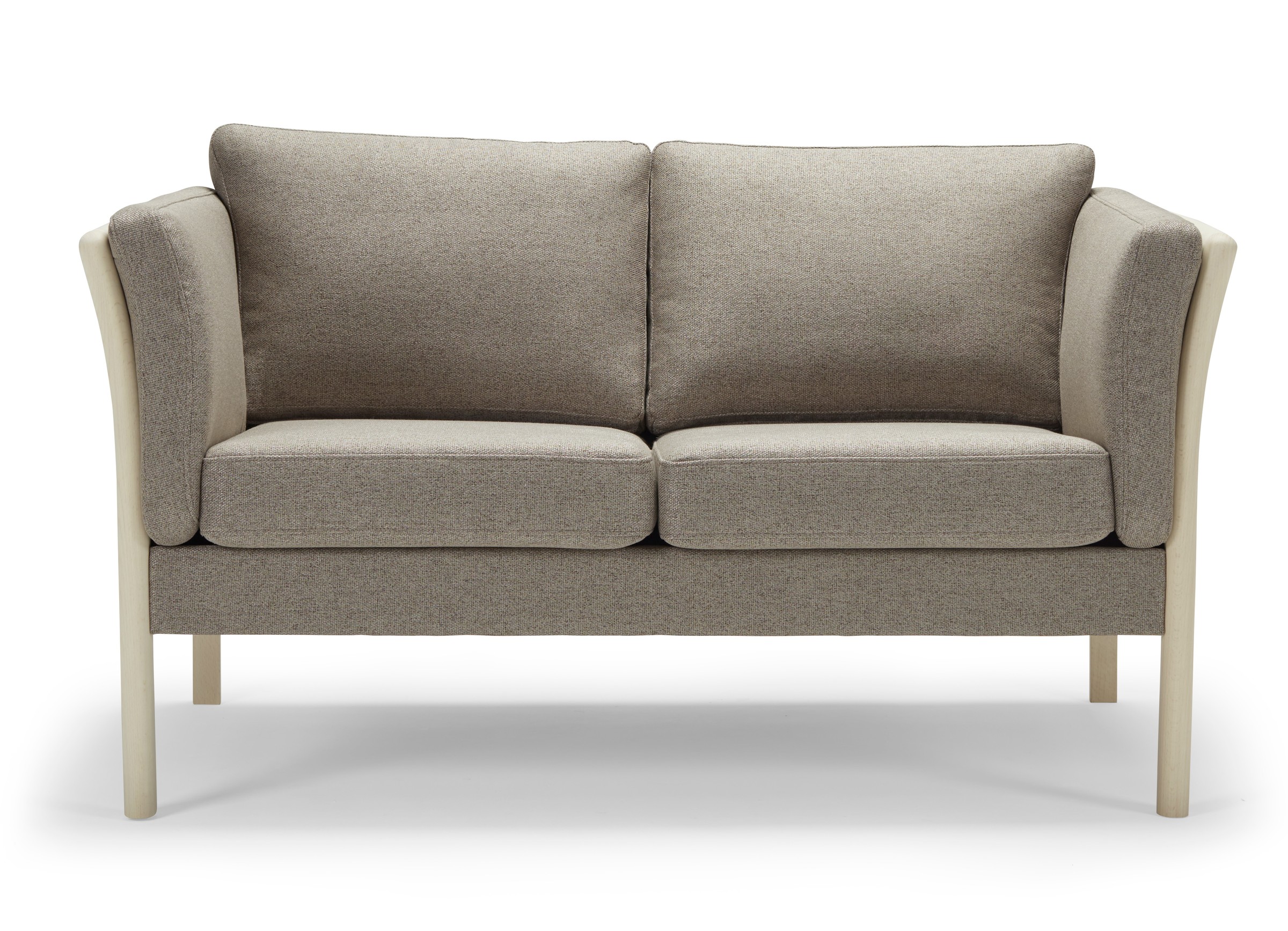Sofa Nils 2-Sitzer Strukturierter Stoff Denari 486-Warm-Grey