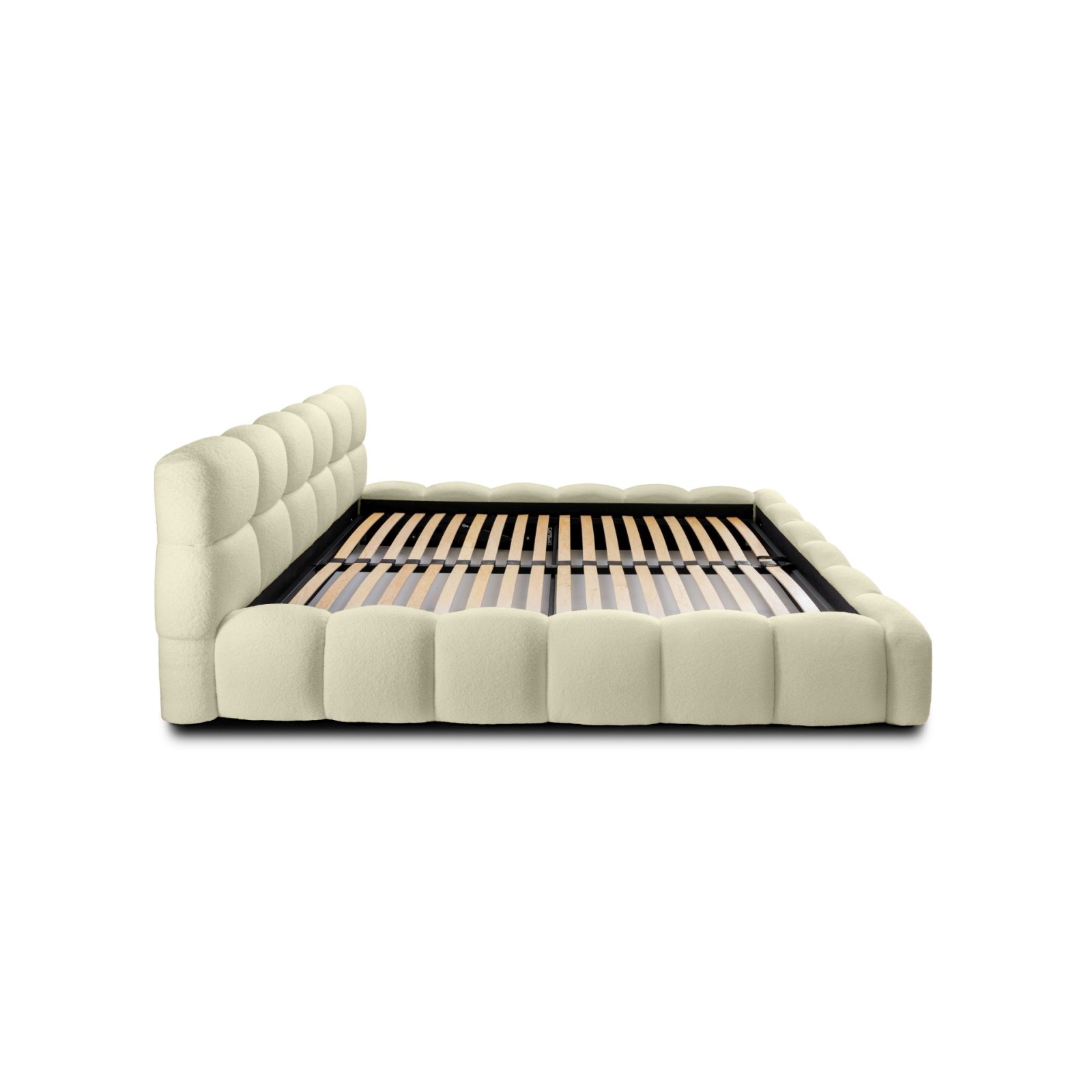 Polsterbett Vento-Slim Boucle 160x200 mit Metallrahmen Quelle 02