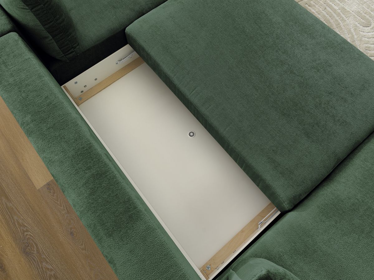 Bobochic Lucien Wohnlandschaft Stoff Grün Ecke links