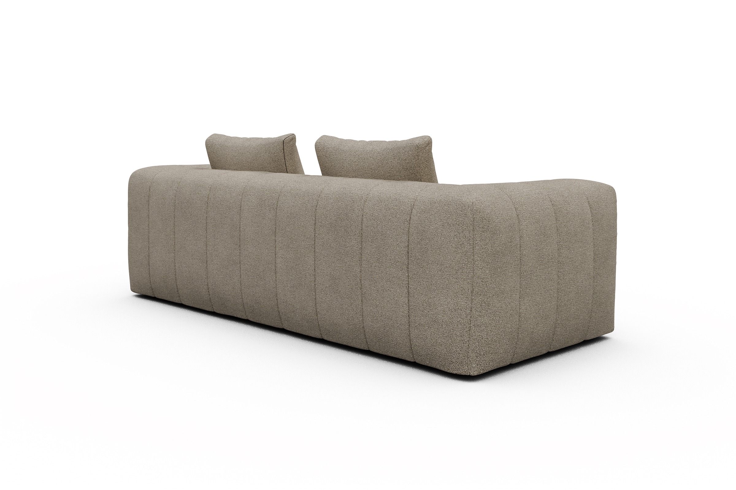 Sofa Hugo 3-Sitzer Boucle-Belge
